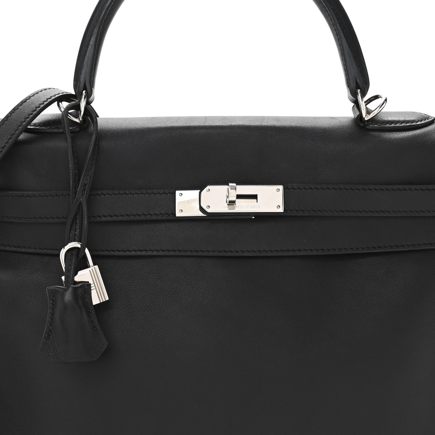Hermes Swift Kelly Retourne 35 Black 8 of 15