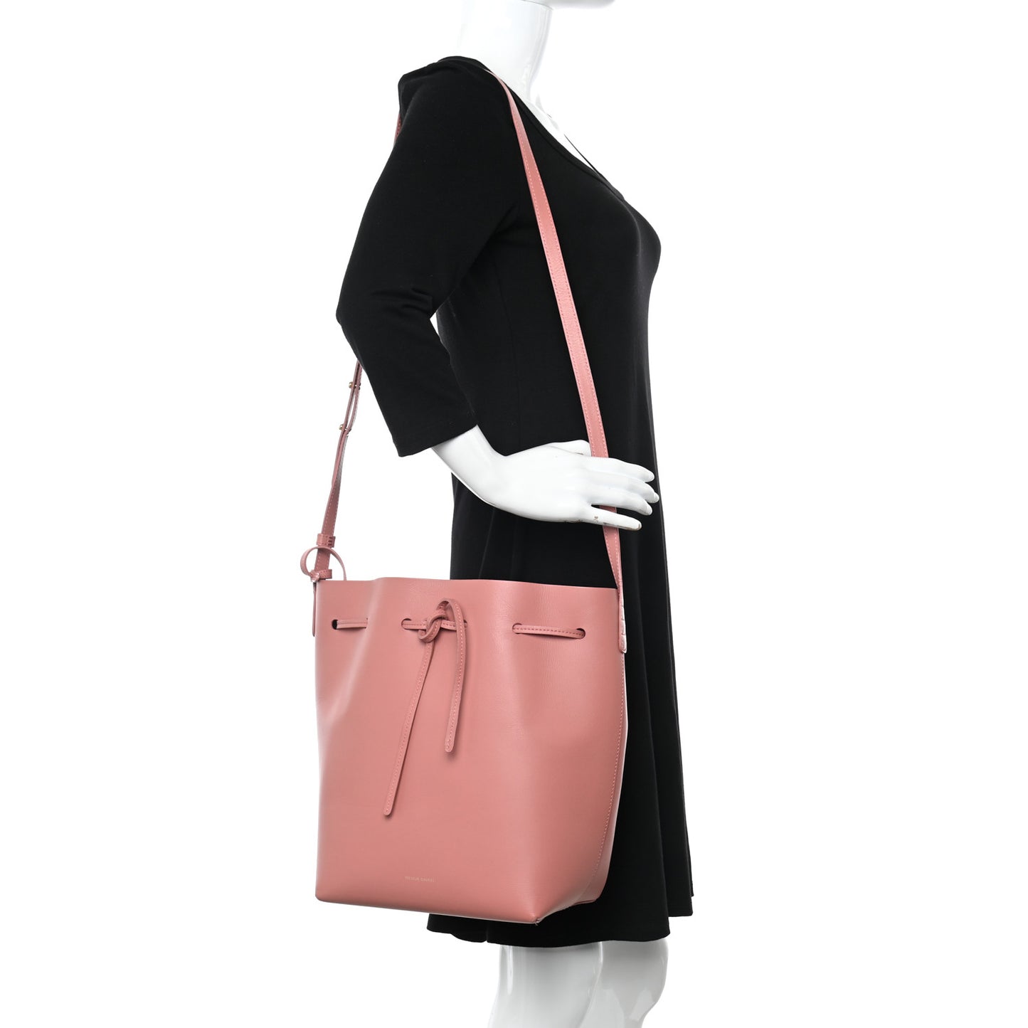 Calfskin Bucket Bag Blush