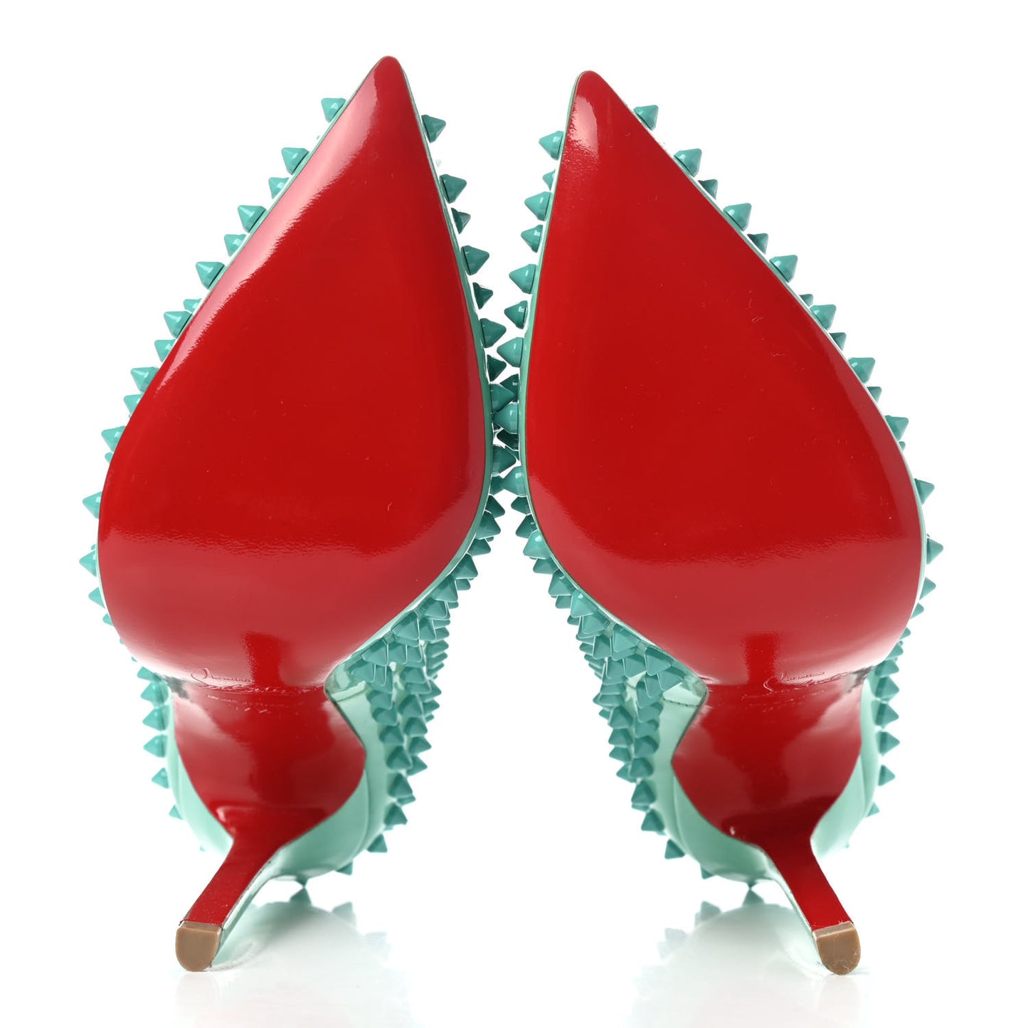 Patent Pigalle Spikes 120 Pumps 37.5 Aquamarine