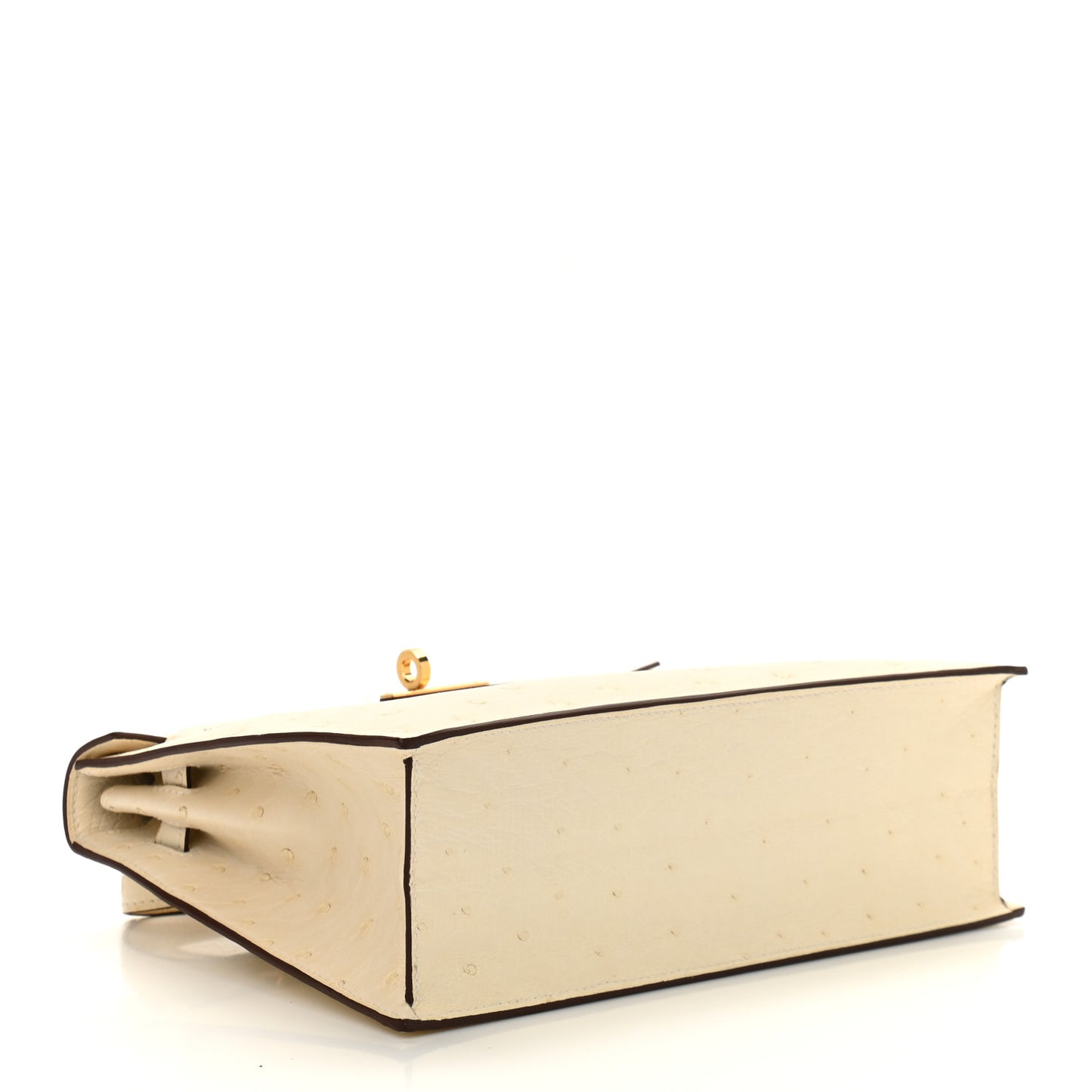 Ostrich Kelly Danse II Belt Bag Nata