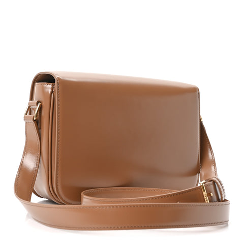Shiny Calfskin Medium Triomphe Bronze