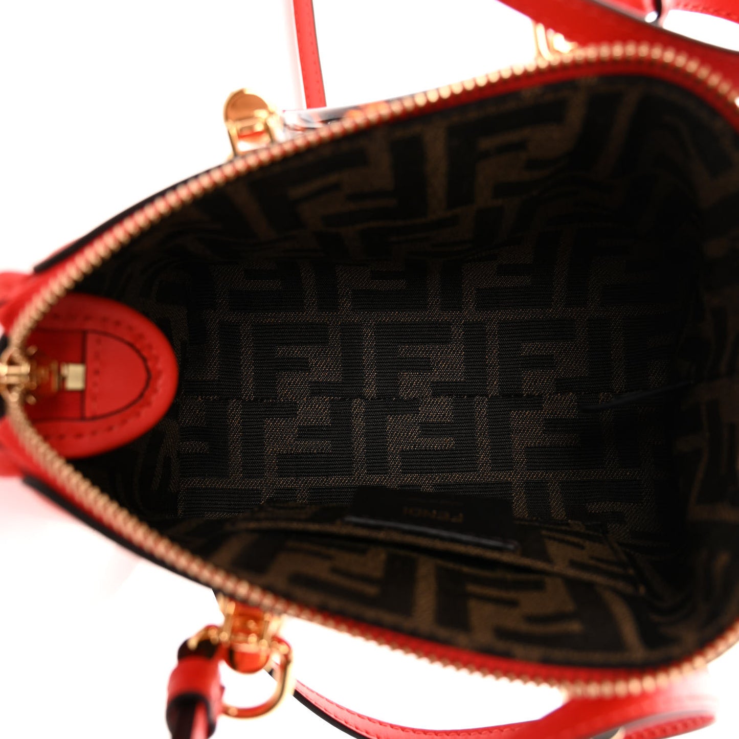 Vitello King Plexiglass Logo Embossed Mini By The Way Top Handle Boston Bag Papavero