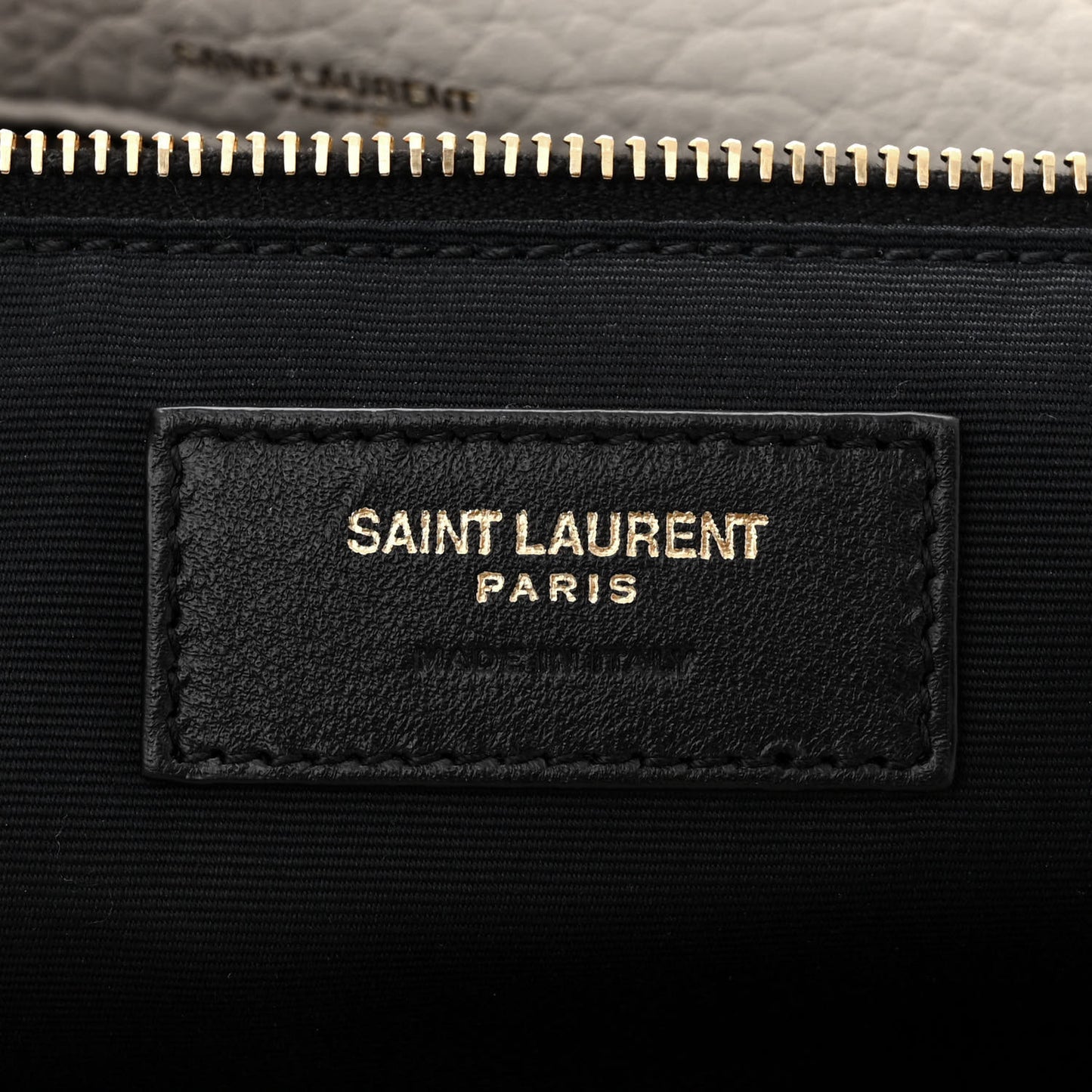Grained Lambskin Large Calypso Blanc Vintage