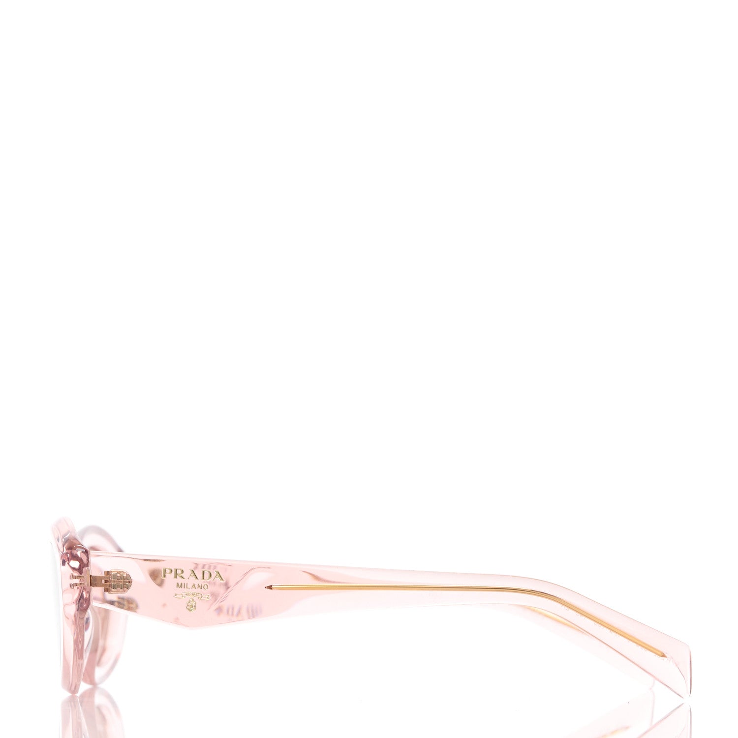 Prada Acetate Cat Eye SPR26Z Sunglasses Transparent Pink 3 of 8