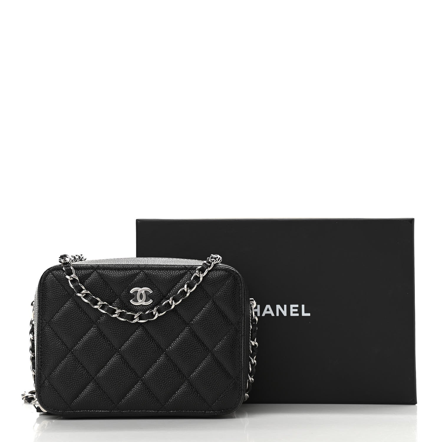 Chanel Caviar Quilted Camera Bag Black 11 of 11