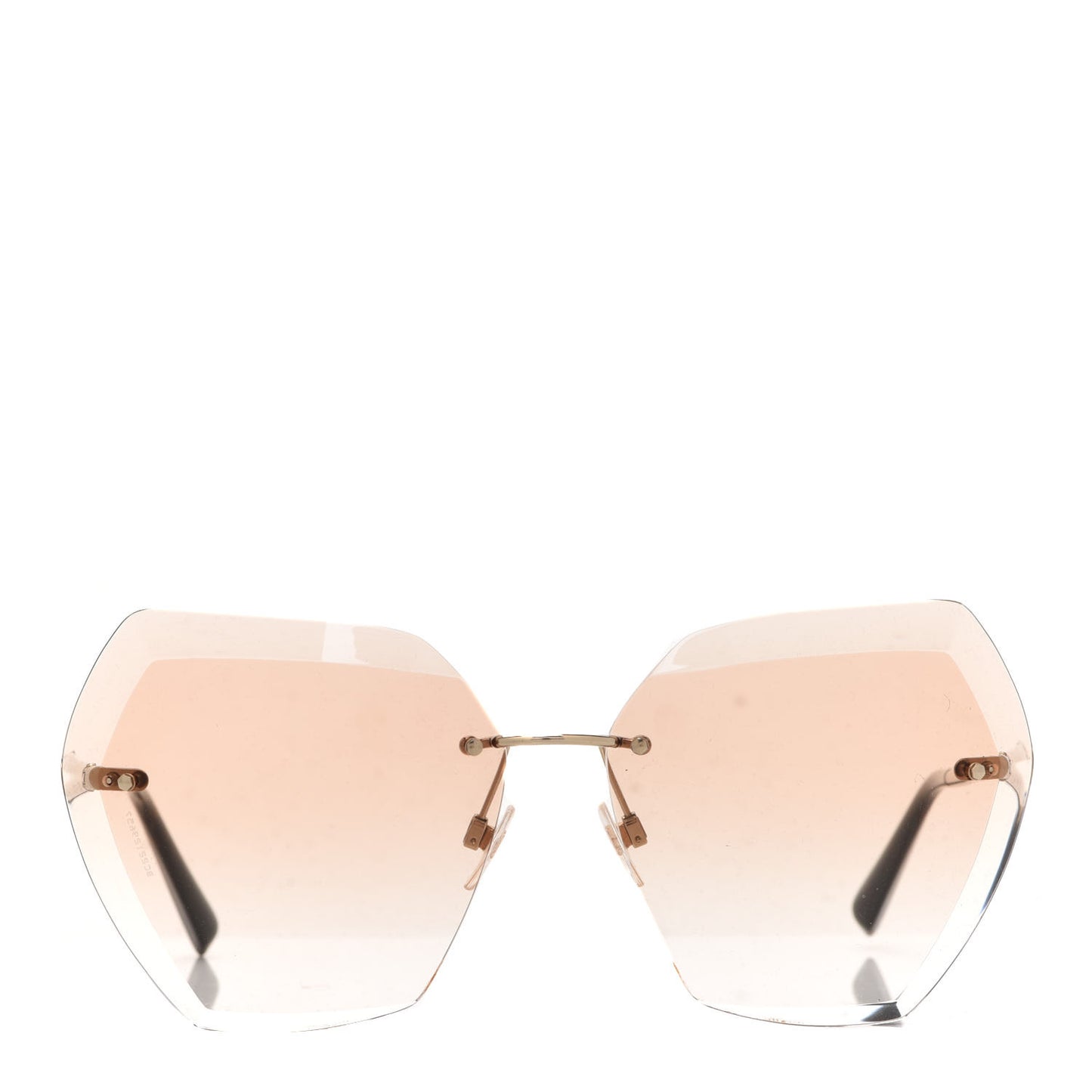 Cat Eye Sunglasses 71180 Gold Brown