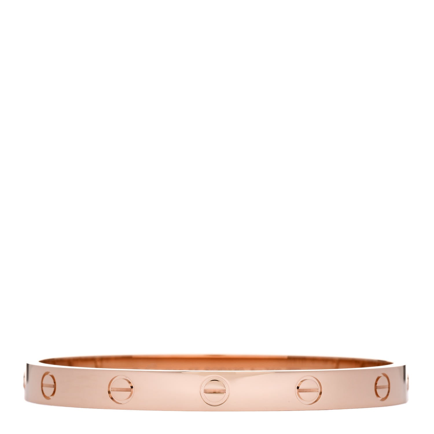 Cartier 18K Pink Gold LOVE Bracelet 17 1 of 8