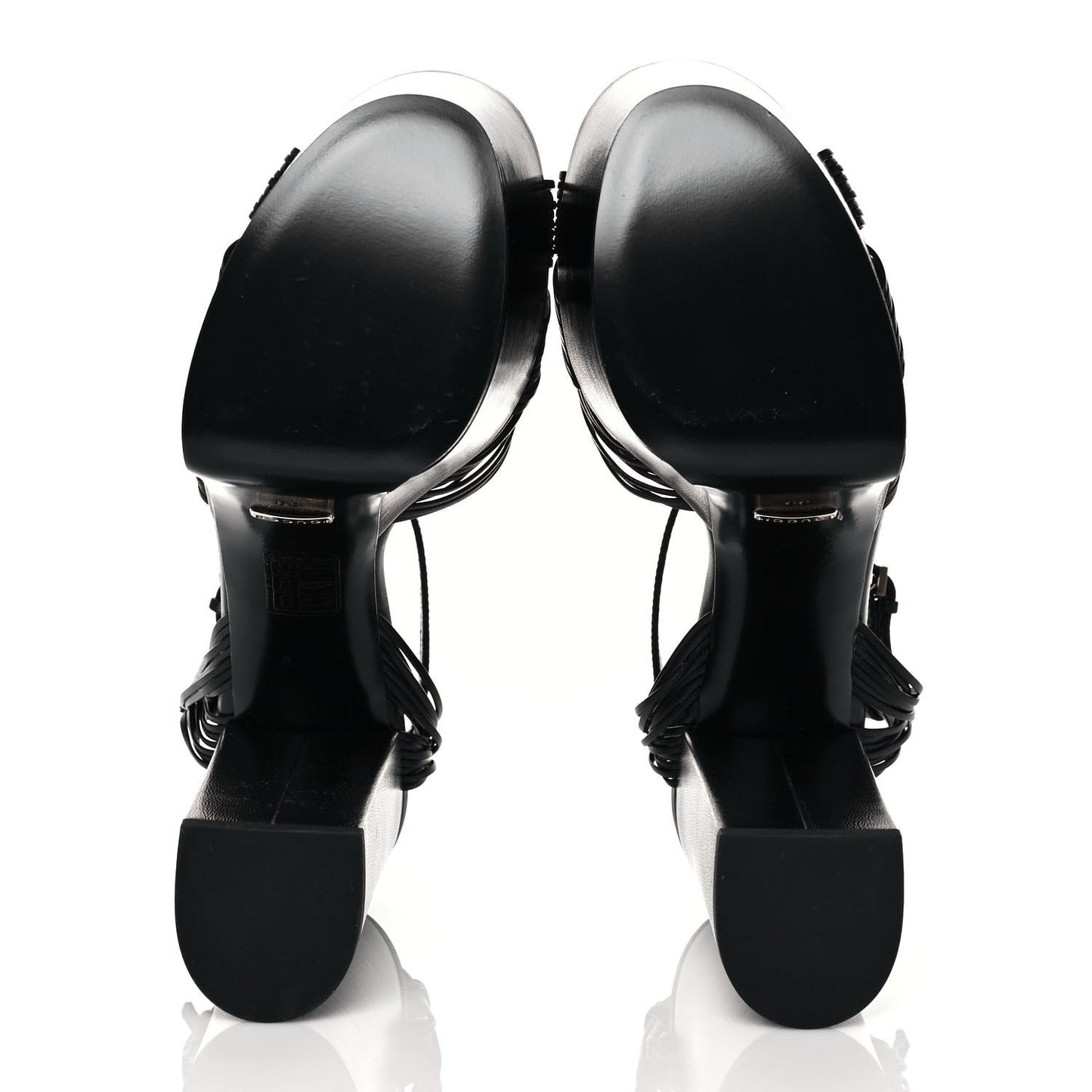 Malaga Kid Crawford Knotted Strap Platform Sandals 39 Black