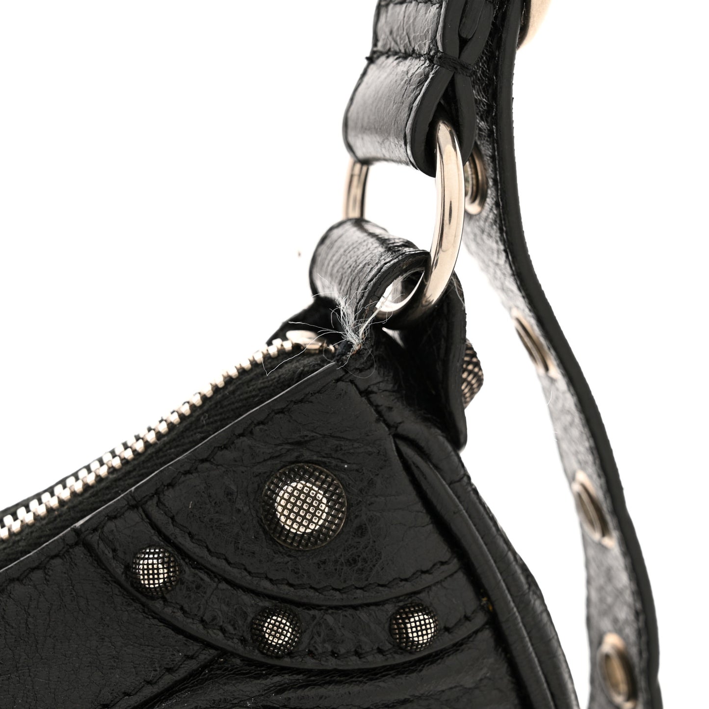 Agneau Arena Le Cagole Shoulder Bag XS Black