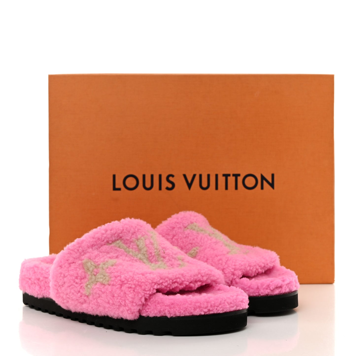 Shearling Paseo Flat Comfort Mule 40 Pink