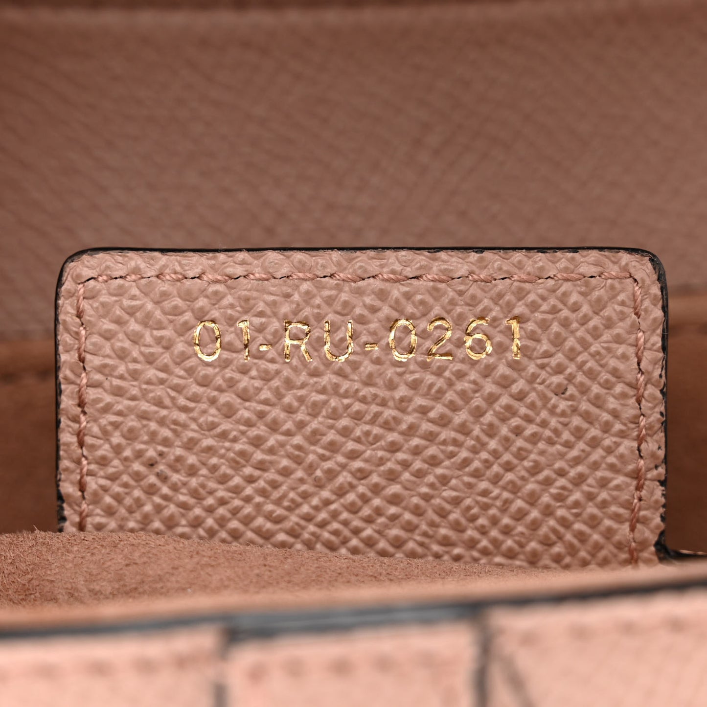 Grained Calfskin Saddle Bag Fard