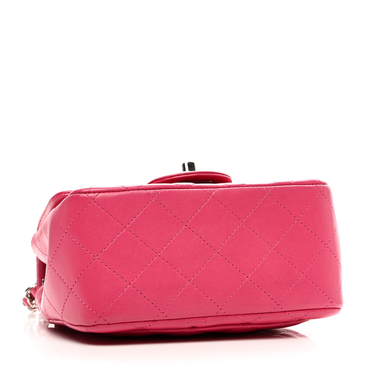 Chanel Lambskin Quilted Mini Square Flap Pink 4 of 10