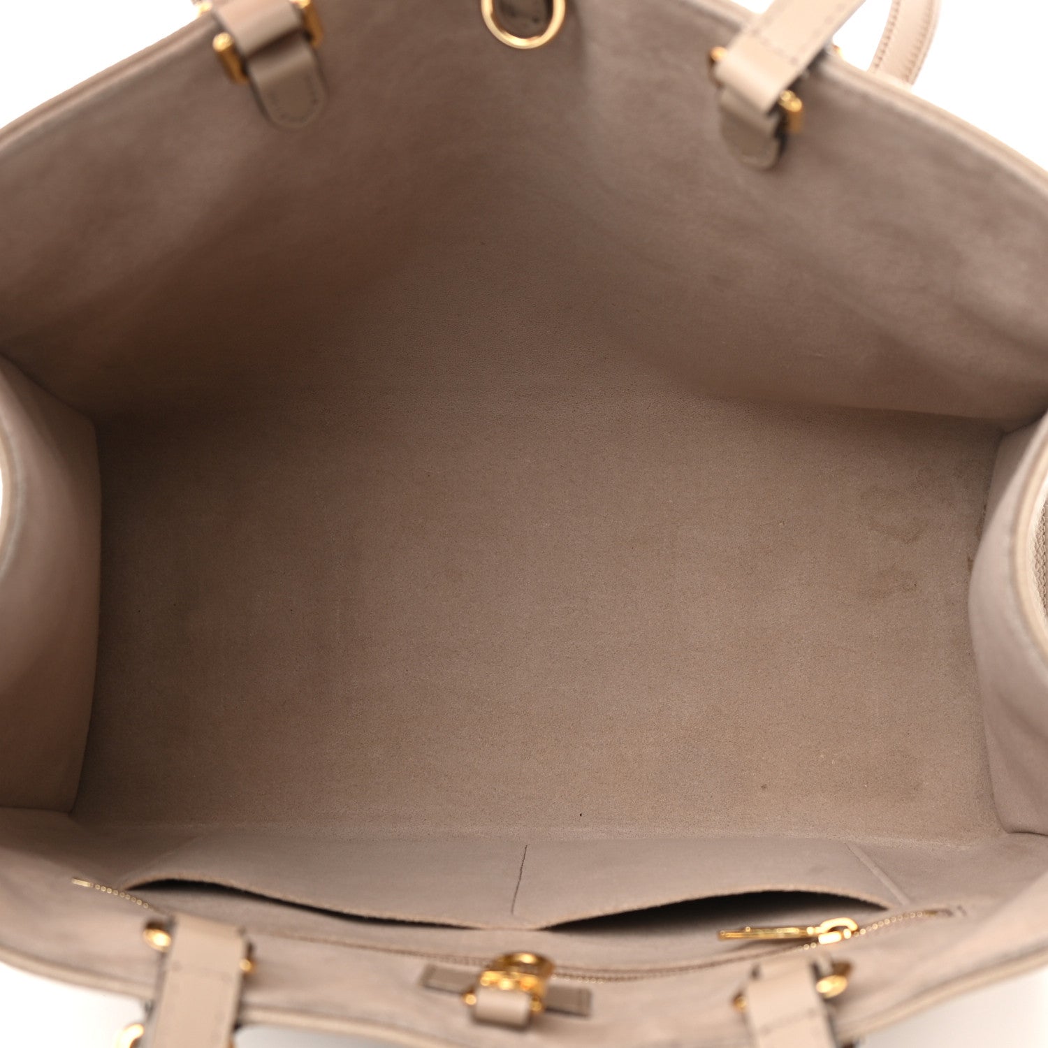 Louis Vuitton Empreinte Monogram Giant Onthego MM Tourterelle Creme 5 of 18