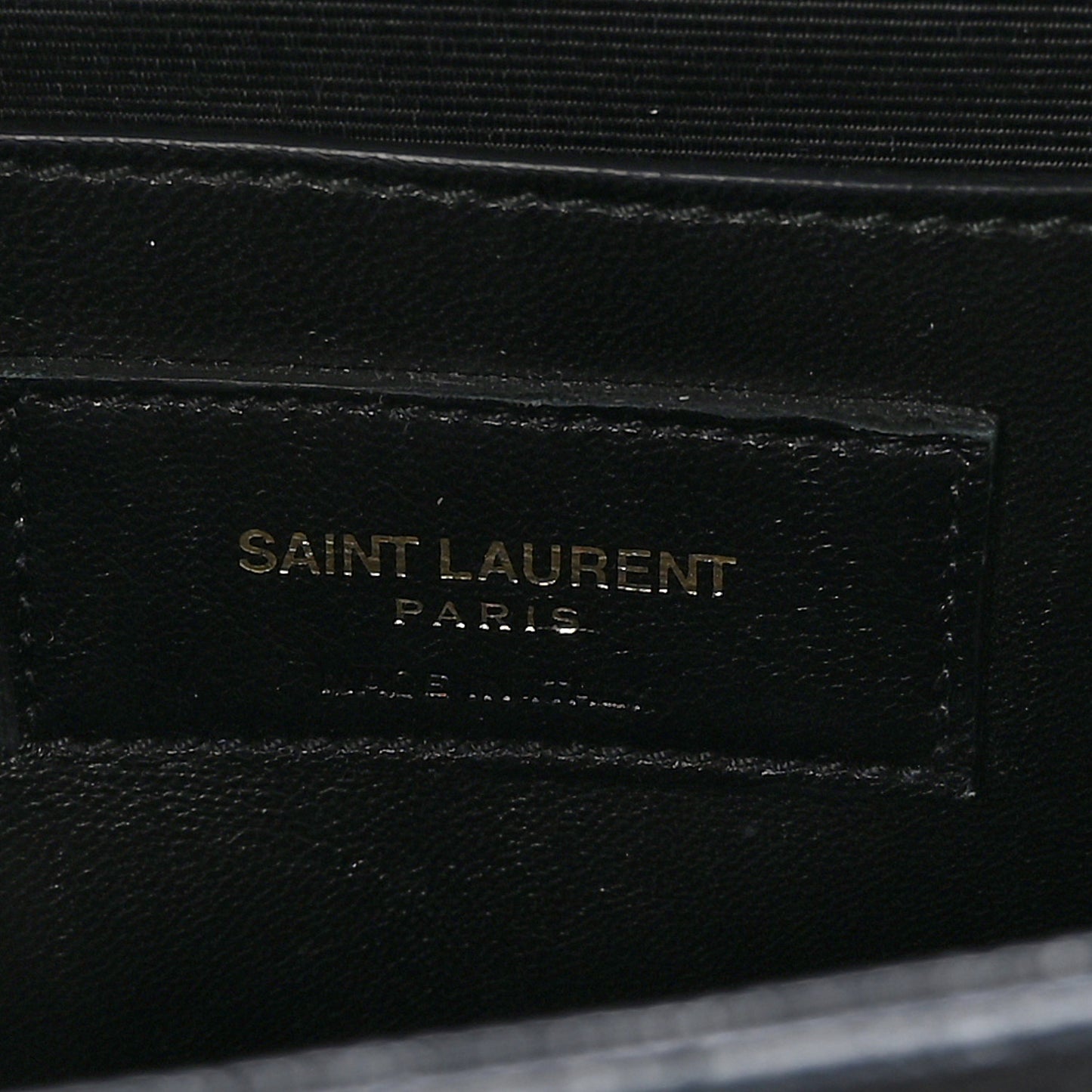 Grain De Poudre Medium Classic Monogram Kate Satchel Black