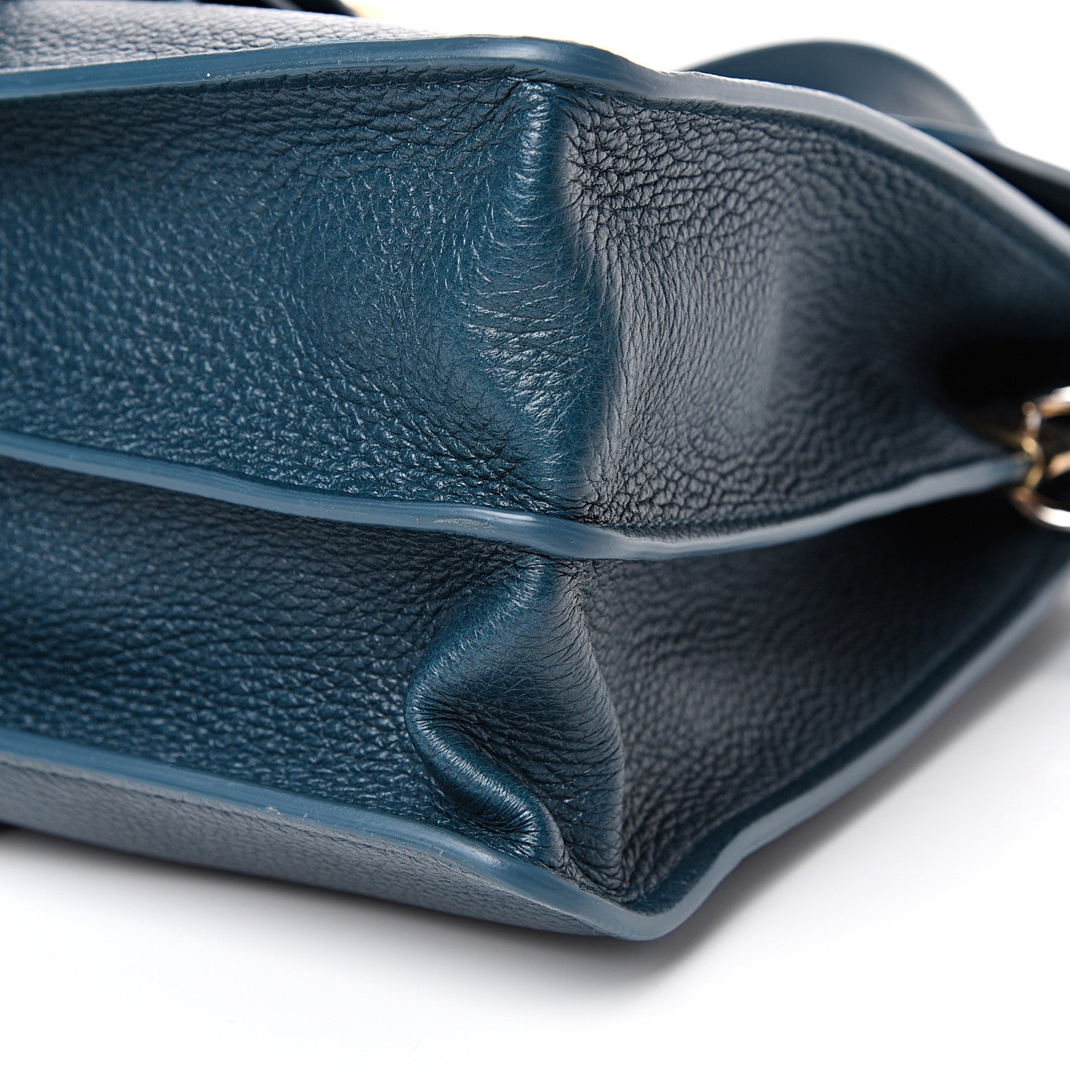 Chloe Grained Calfskin Medium Aby Day Shoulder Bag Navy Ink 9 of 11