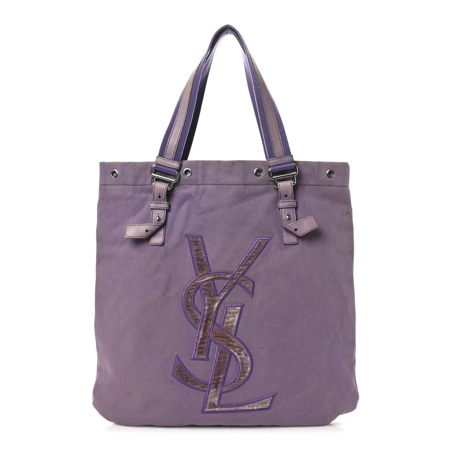 Saint Laurent Canvas Suede Kahala Sac Purple 1758395 – FASHIONPHILE