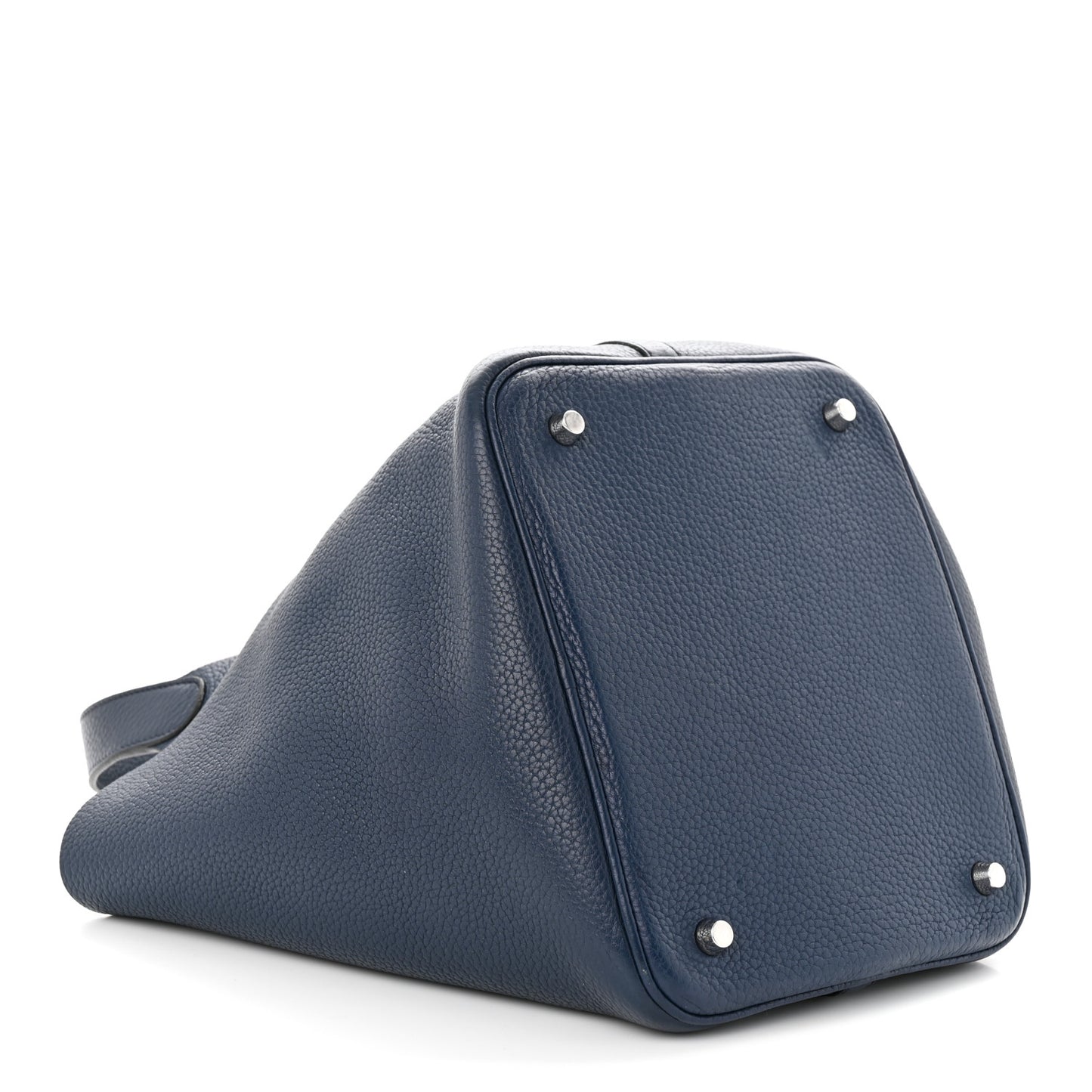 Taurillon Clemence Picotin Lock 22 MM Bleu De Prusse