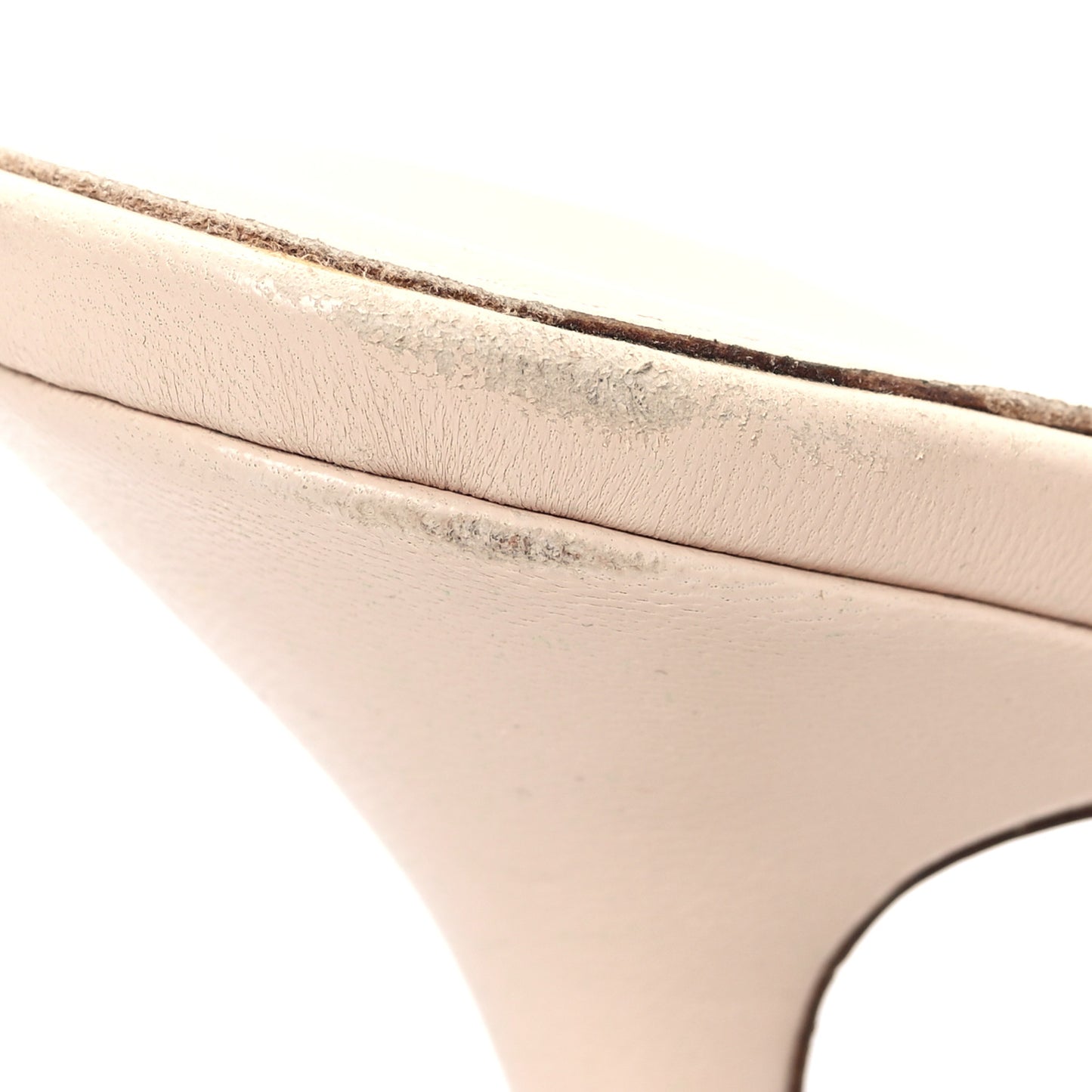 Nappa Maxi Intrecciato Lido Mule Sandals 40 Cipria