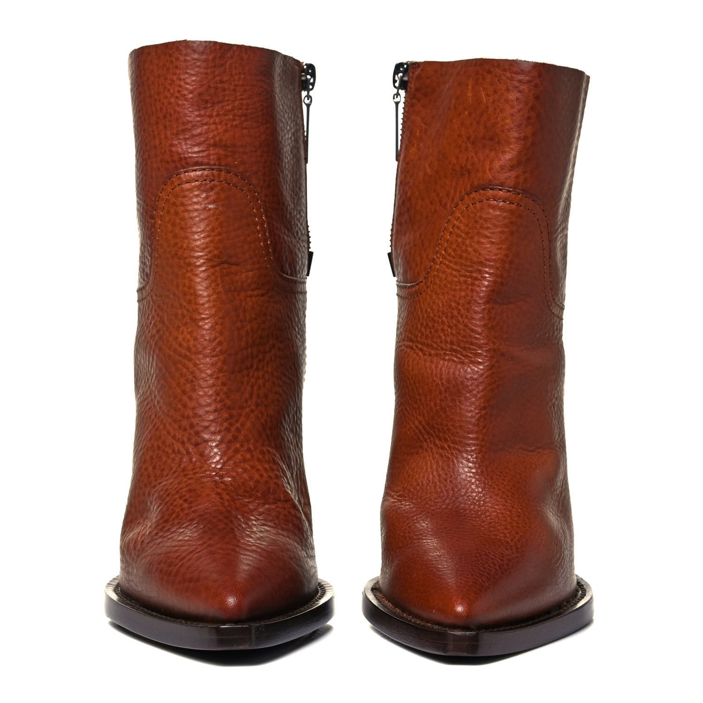 Calfskin Theo 95 Zip Boot 37 Cuoio