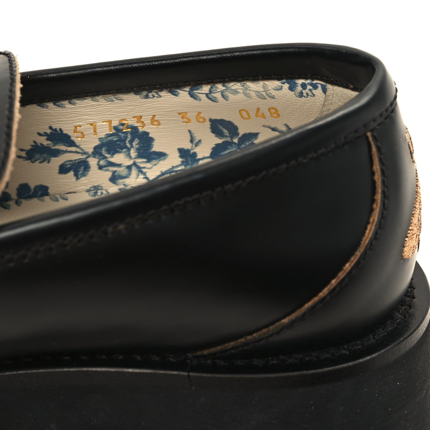 Cordovan Lux Womens Harald Horsebit 25mm Platform Loafers 36 38 Black