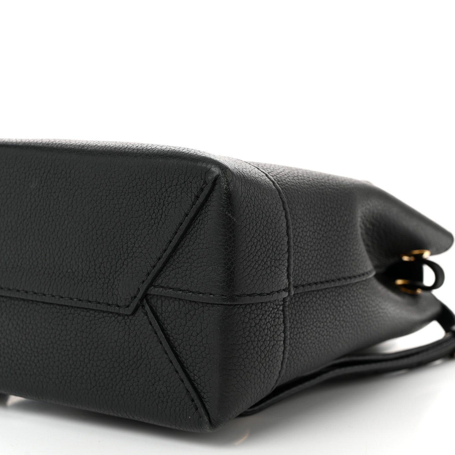 Louis Vuitton Calfskin Lockme Mini Backpack Black 10 of 11