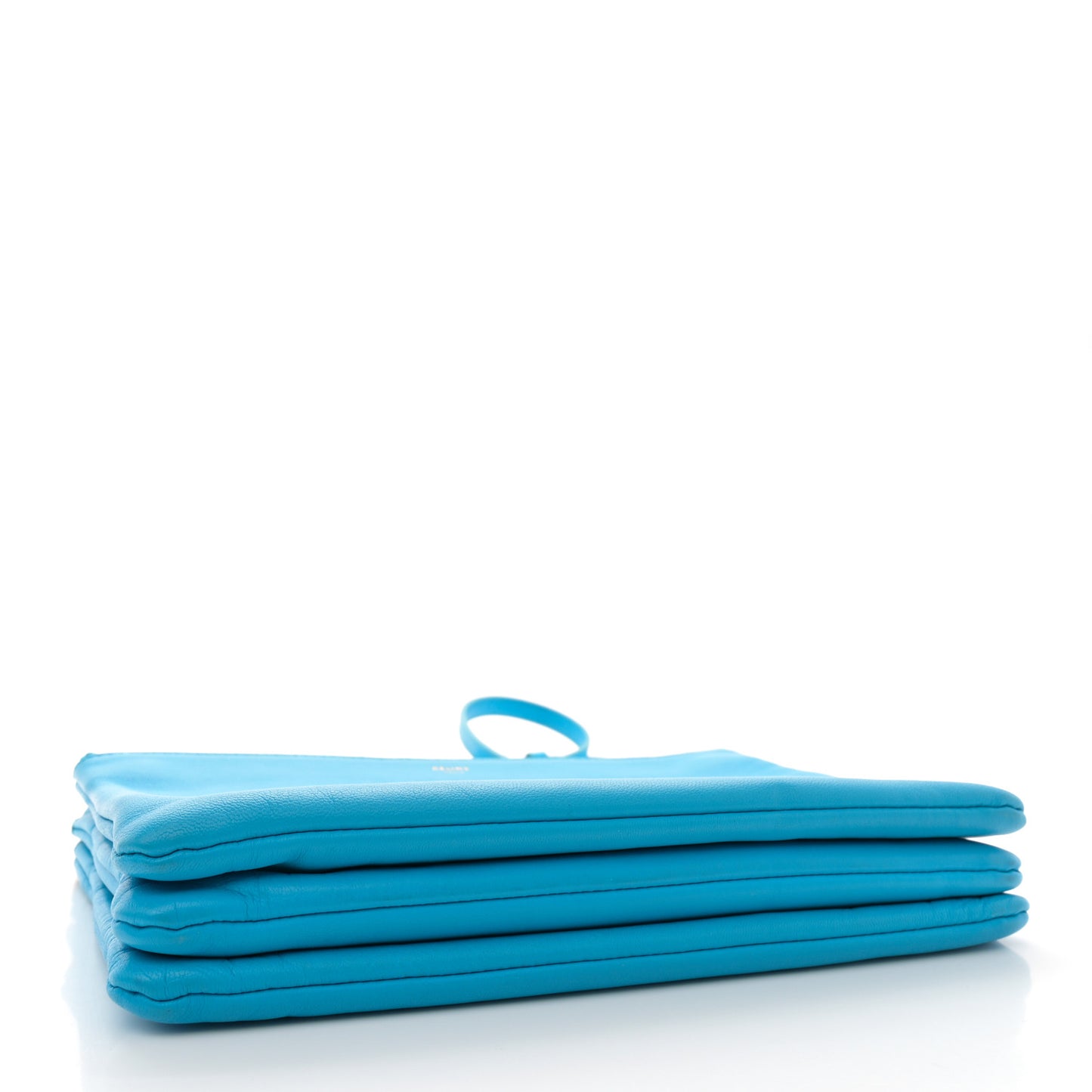 Lambskin Large Trio Crossbody Bag Turquoise