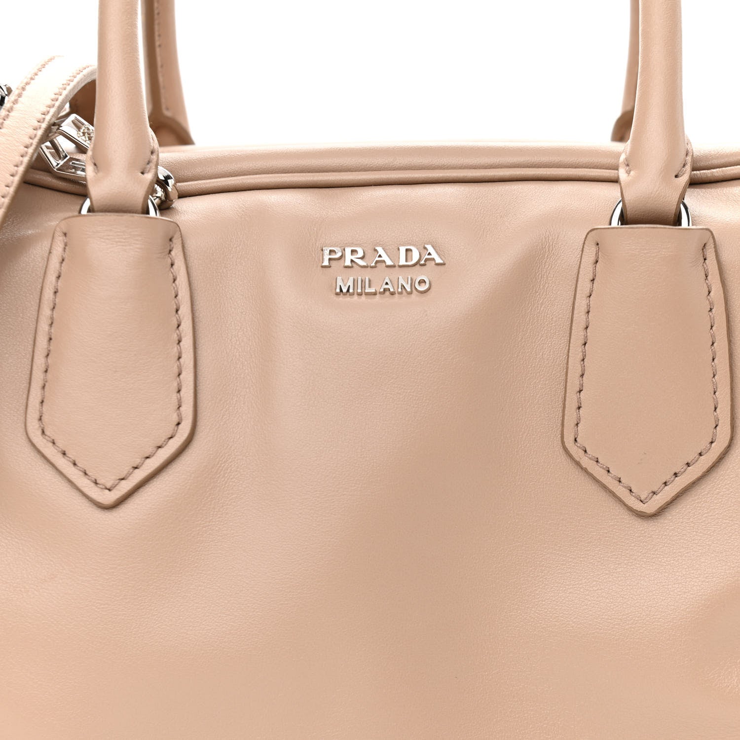 Prada Soft Calf Medium Inside Tote Cammeo Rosa 8 of 11