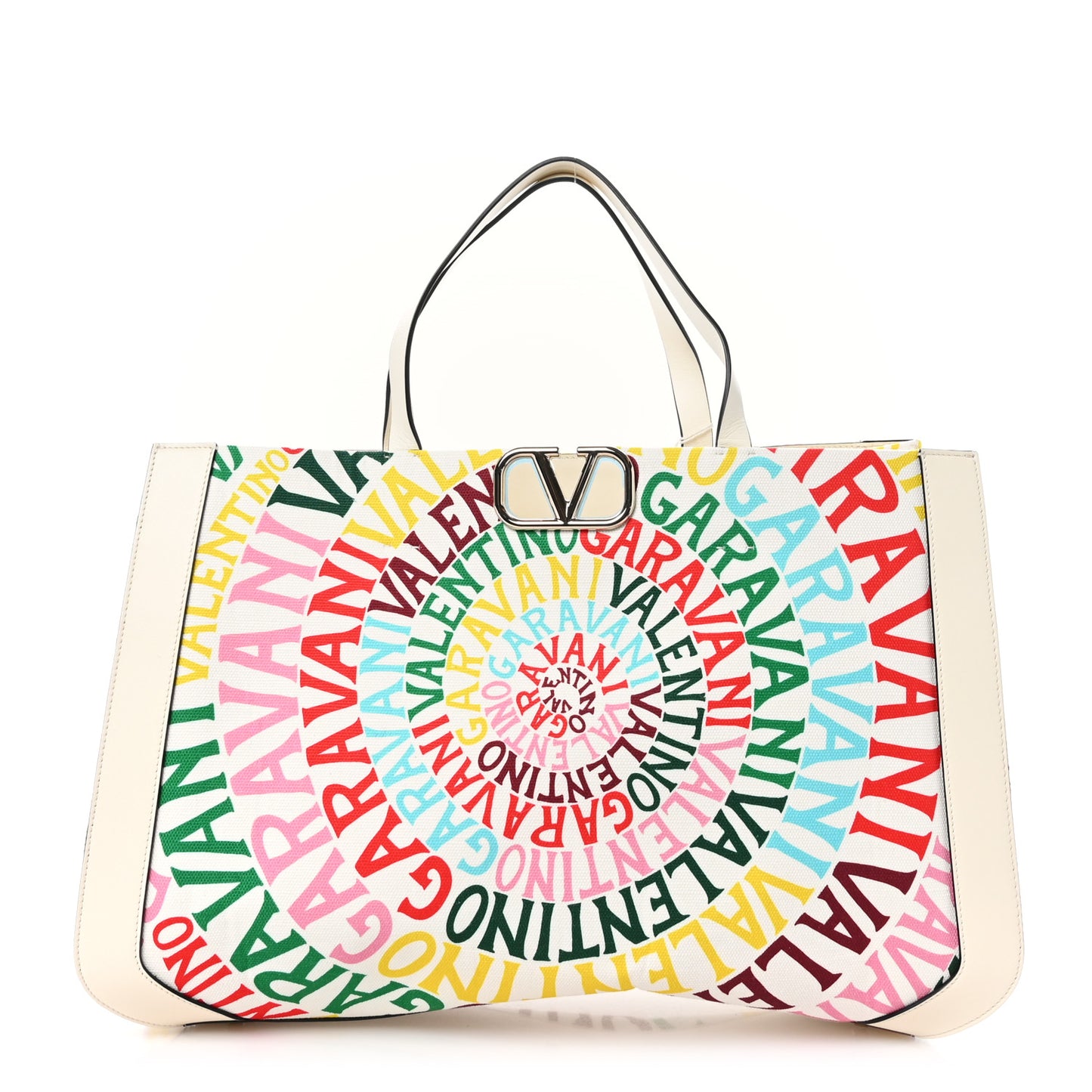 Canvas Large Escape Loop Logo Tote Multicolor