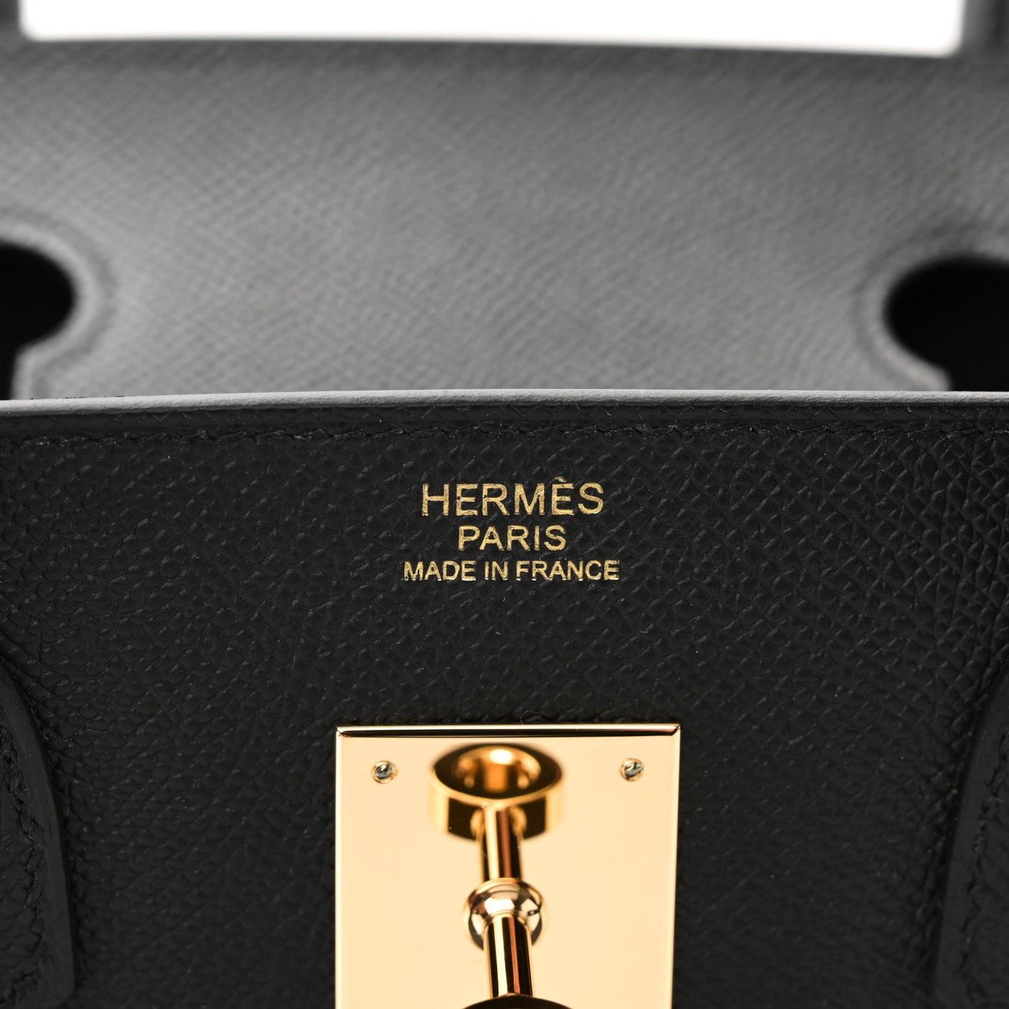 Epsom Birkin 30 Black