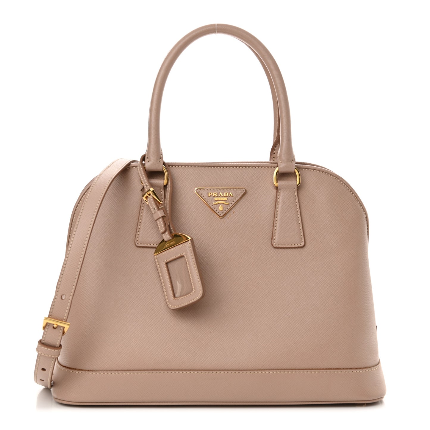 Saffiano Lux Open Promenade Tote Cammeo