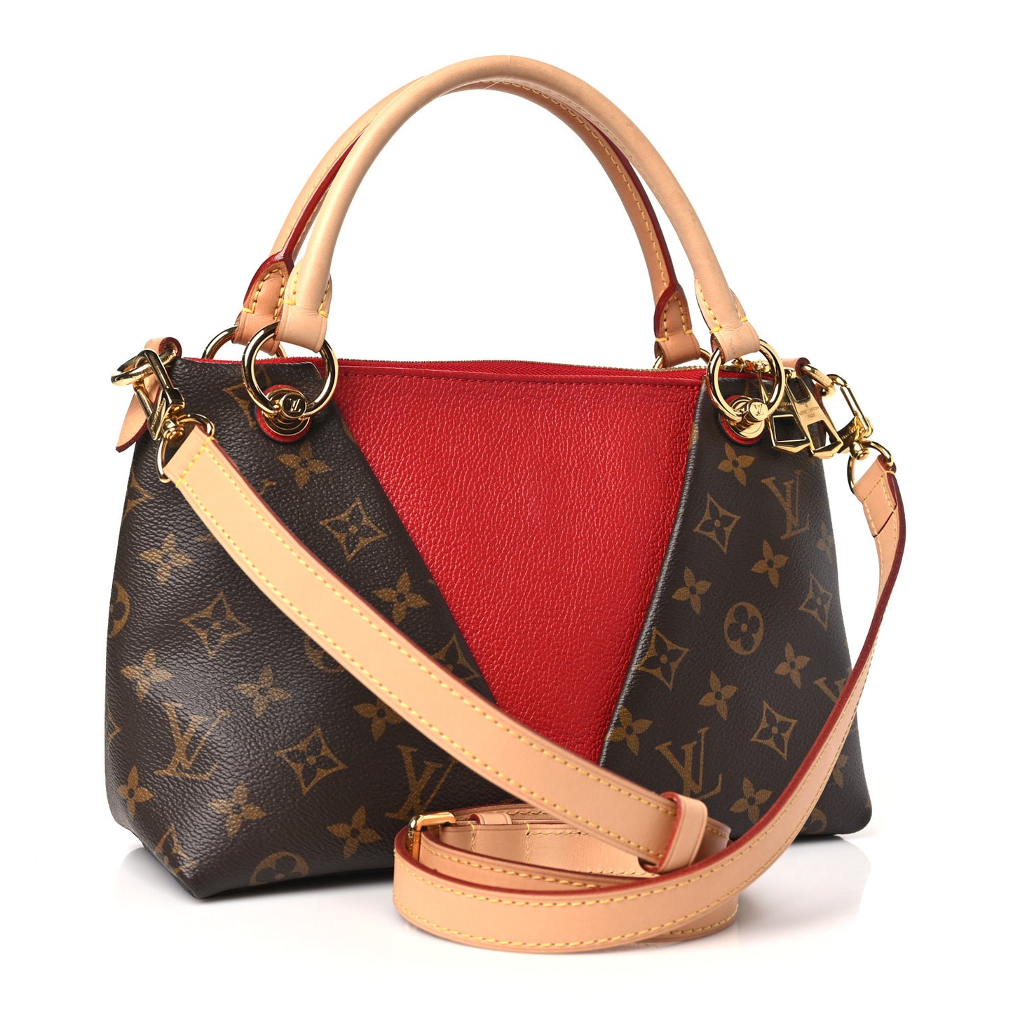 Monogram V Tote BB Cherry
