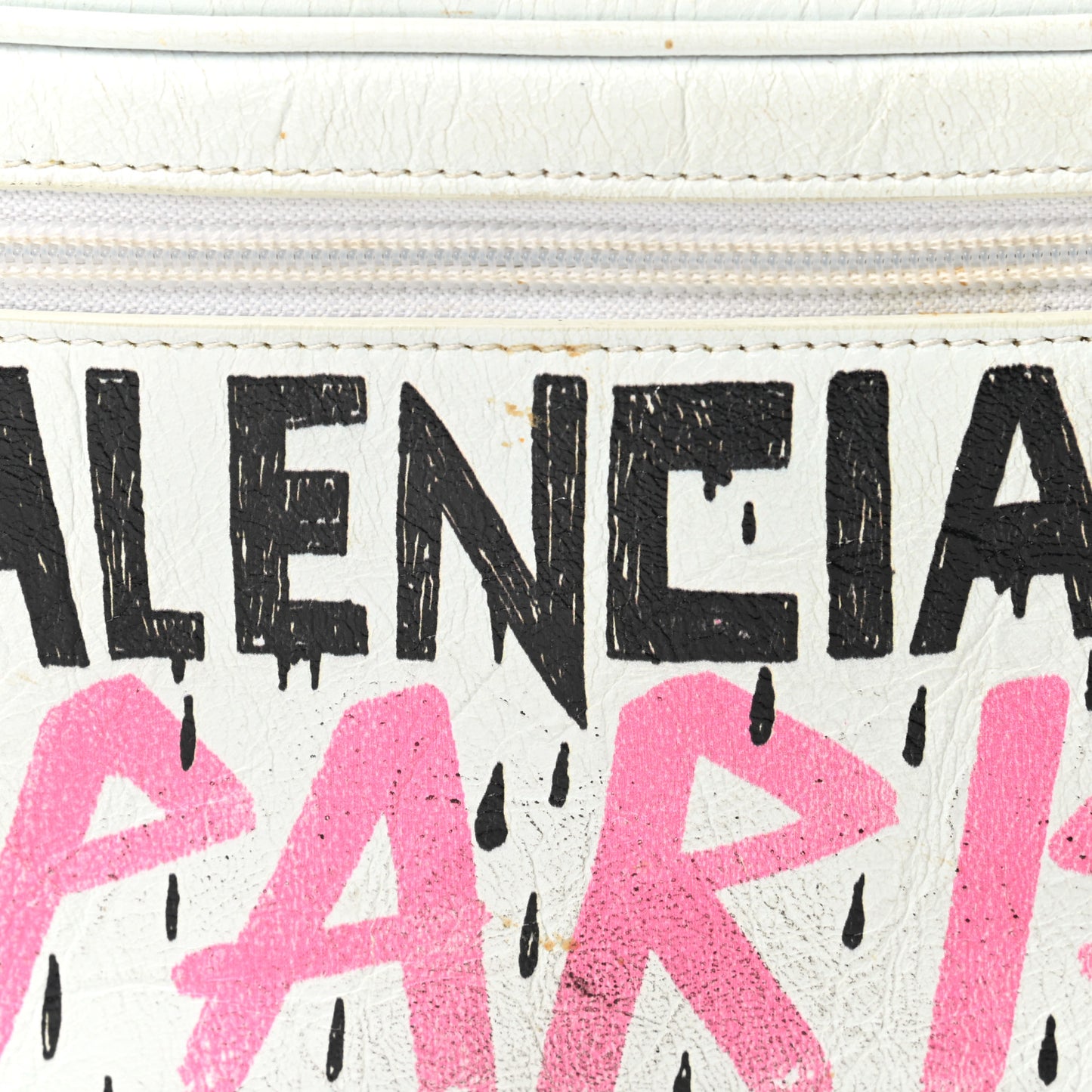 Agneau Arena Graffiti All Over Explorer Belt Bag White Multicolor