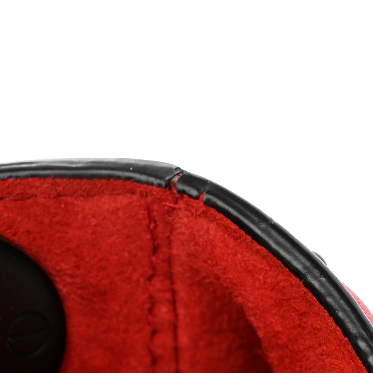 Ultra Matte Calfskin Studded Mini Supple Lady Dior Red Black