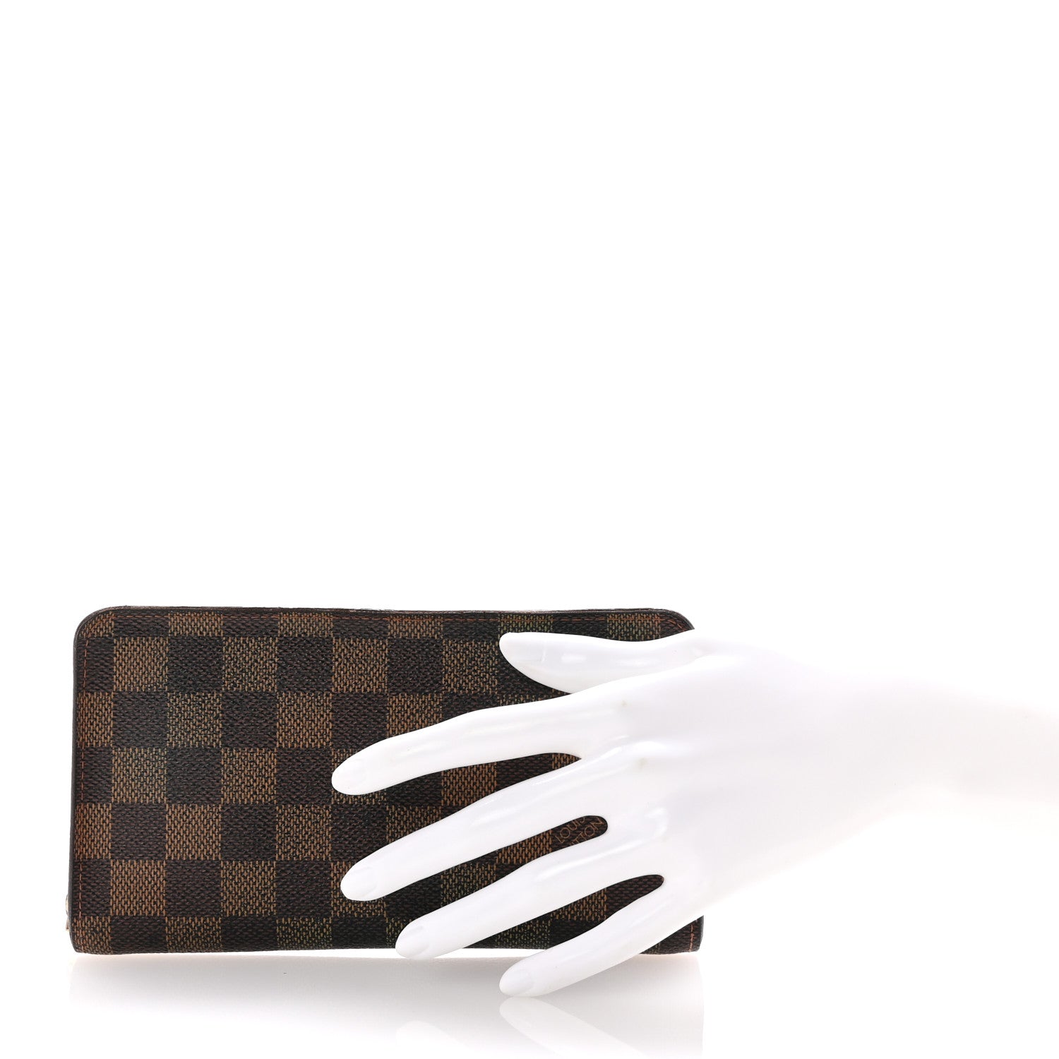 Louis Vuitton Damier Ebene Porte-Monnaie Zippe Zippy Wallet 2 of 6