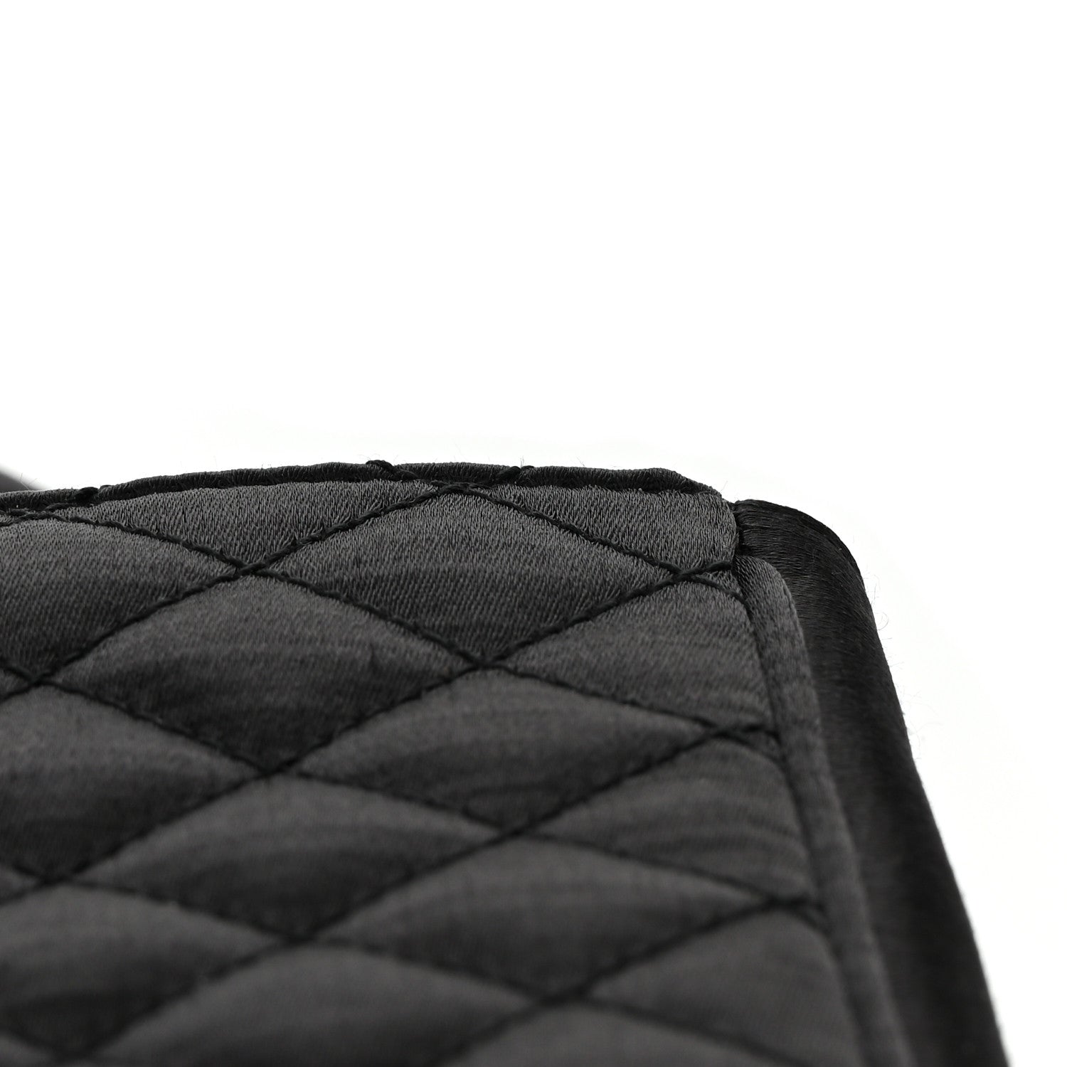 Saint Laurent Satin Mixed Matelasse Triquilt Medium Monogram Envelope Satchel Black 12 of 13