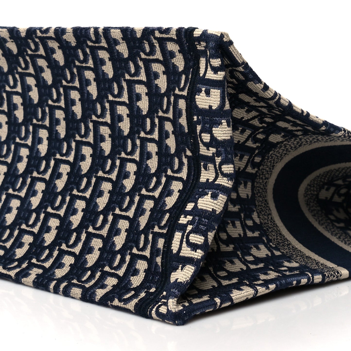 Oblique Large Book Tote Blue Multicolor