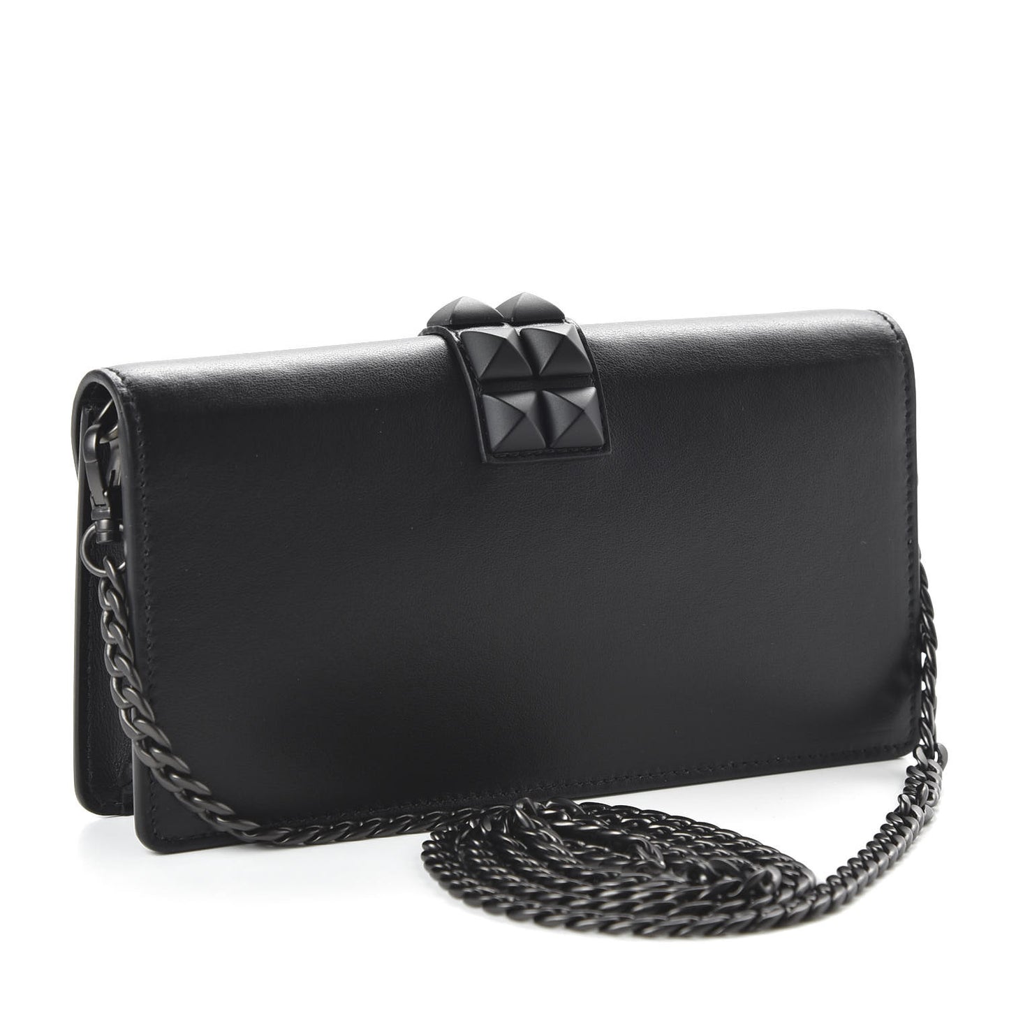 City Calfskin Studded Mini Elektra Crossbody Bag Black
