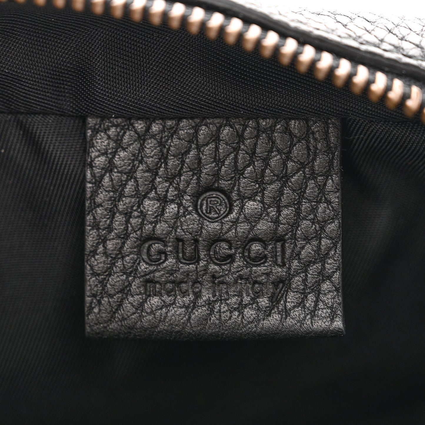 Pebbled Calfskin Mini Soho Disco Bag Black