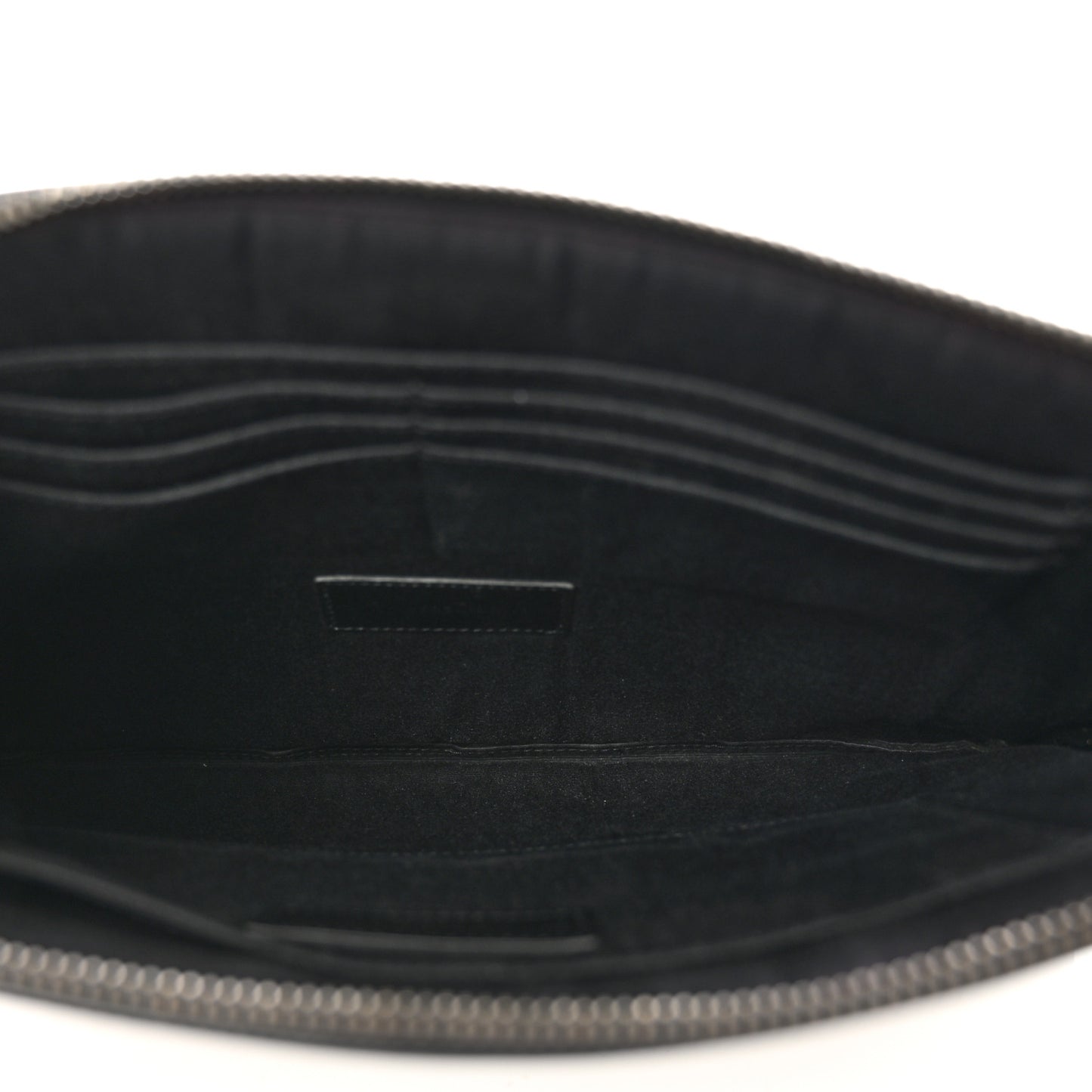 Calfskin Crocodile Embossed Monogram iPad Case Black