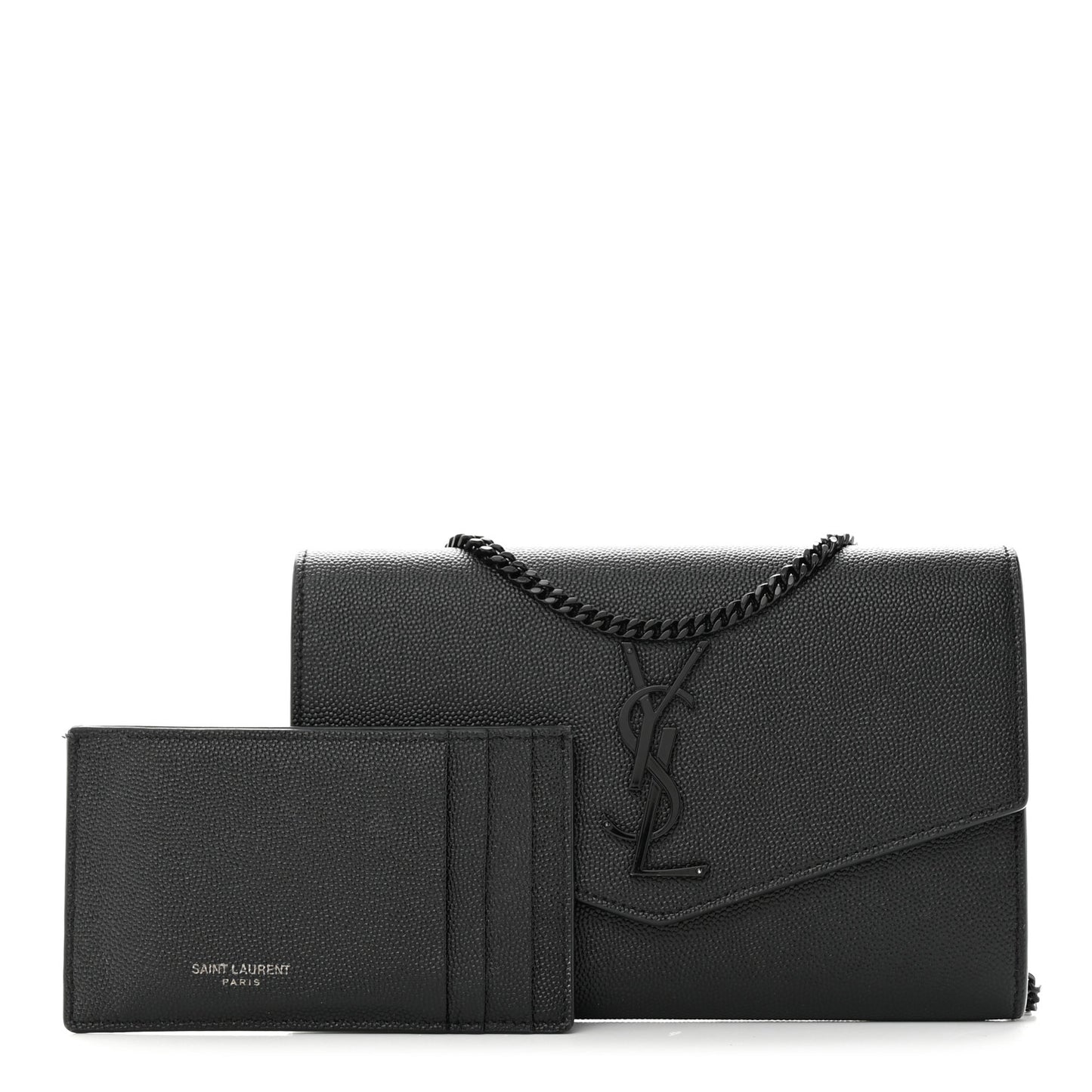 Grain de Poudre Uptown Chain Wallet Black