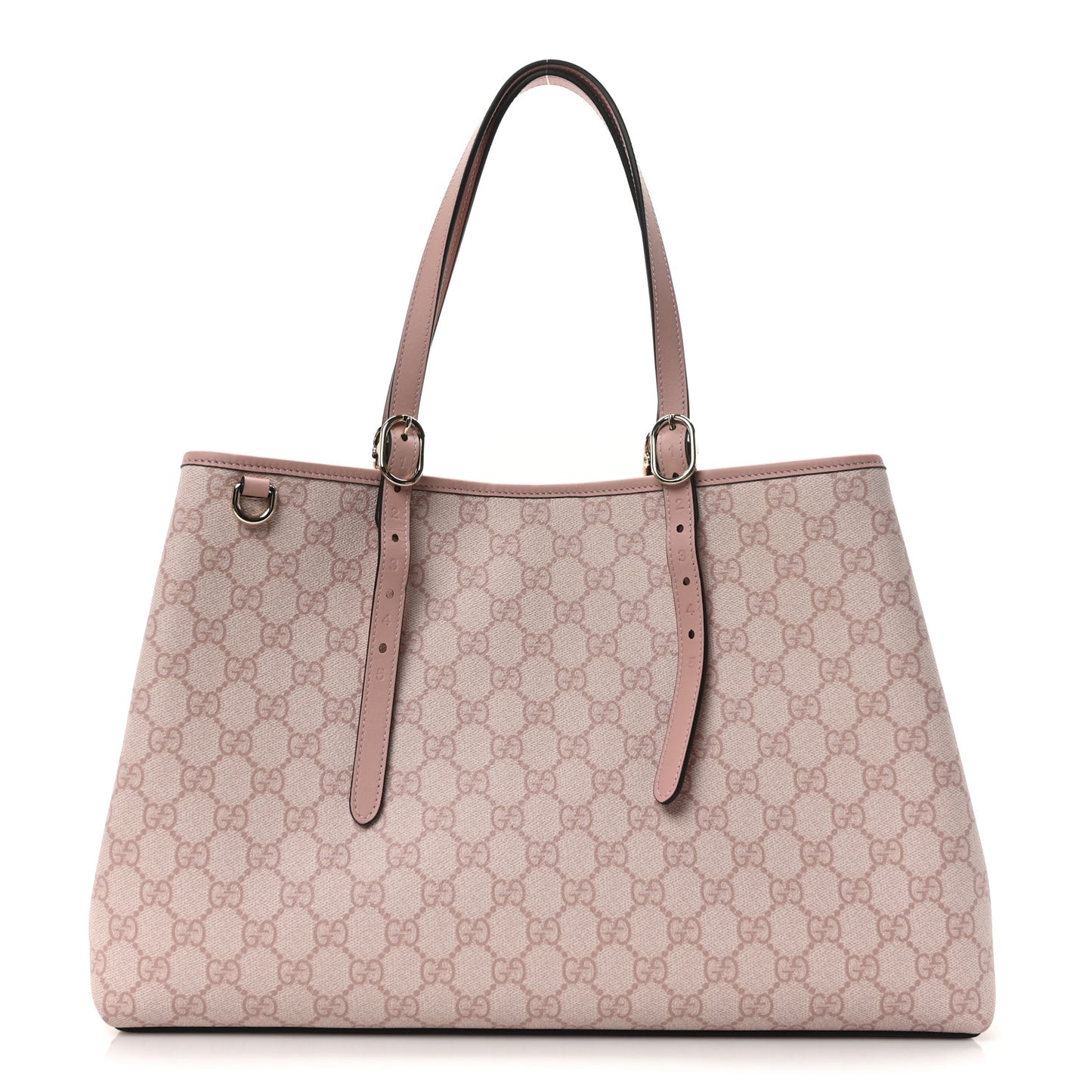 GG Supreme Monogram Emblem Large Tote Bag Light Pink