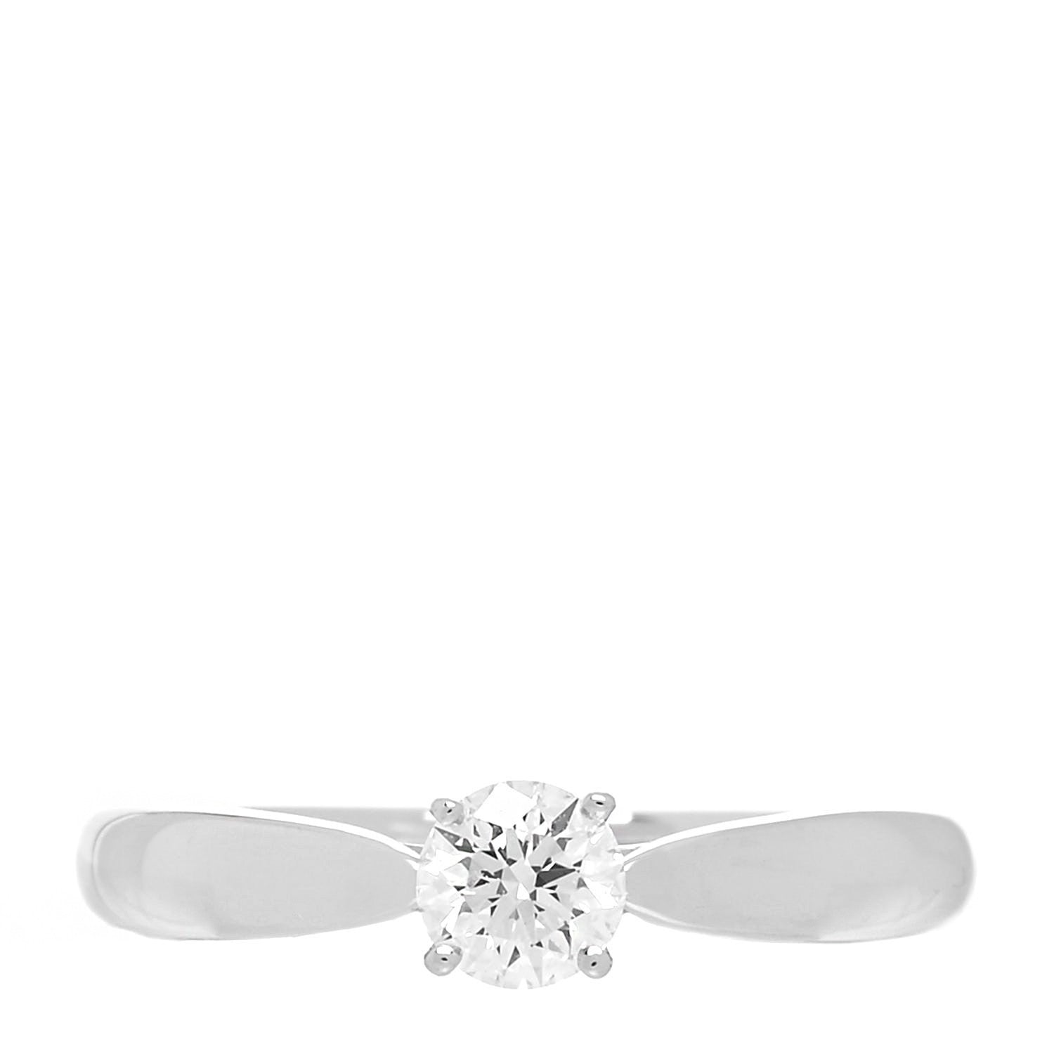 Tiffany Platinum Diamond .33ct Harmony Solitaire Engagement Ring 52 6 1 of 6