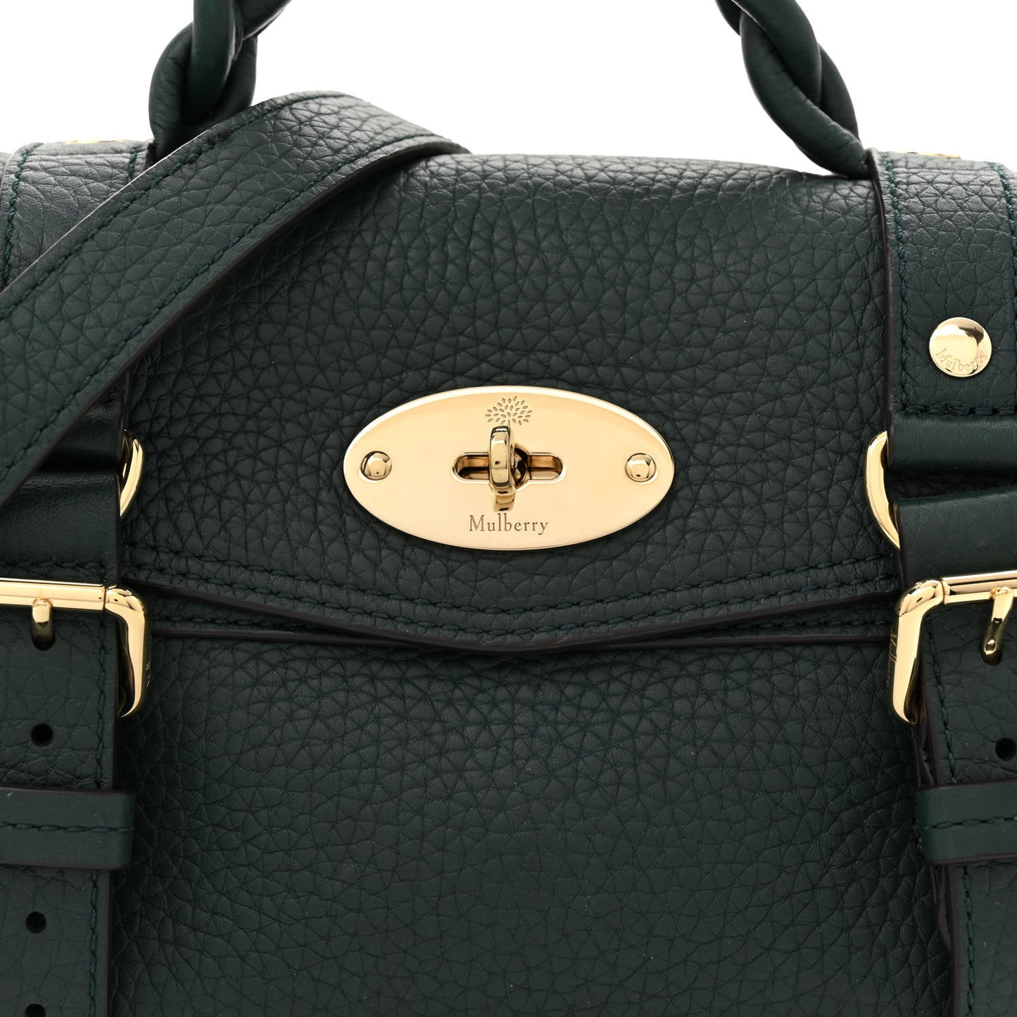 Heavy Grain Mini Alexa Mulberry Green