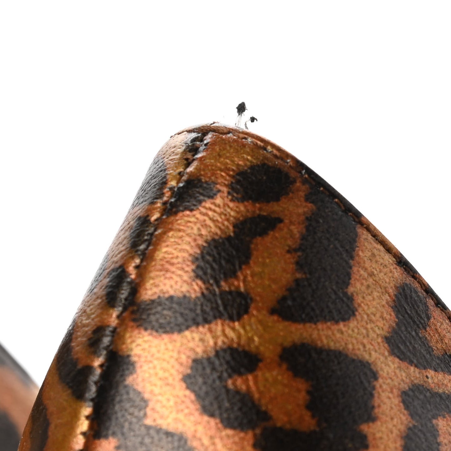 Leopard Lame Double Cat Janis 105 Pumps 38