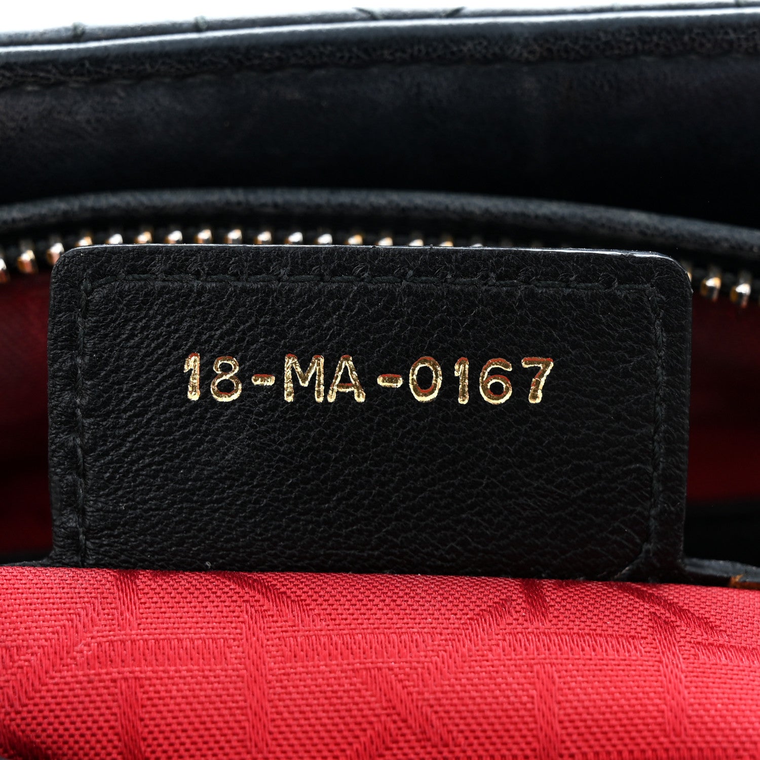 Christian Dior Lambskin Cannage Medium Lady Dior Black 7 of 15