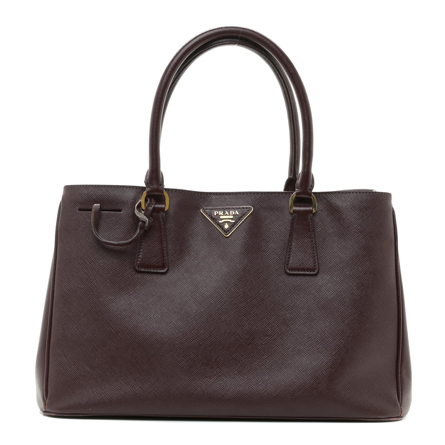 Saffiano Lux Medium Tote Bordeaux