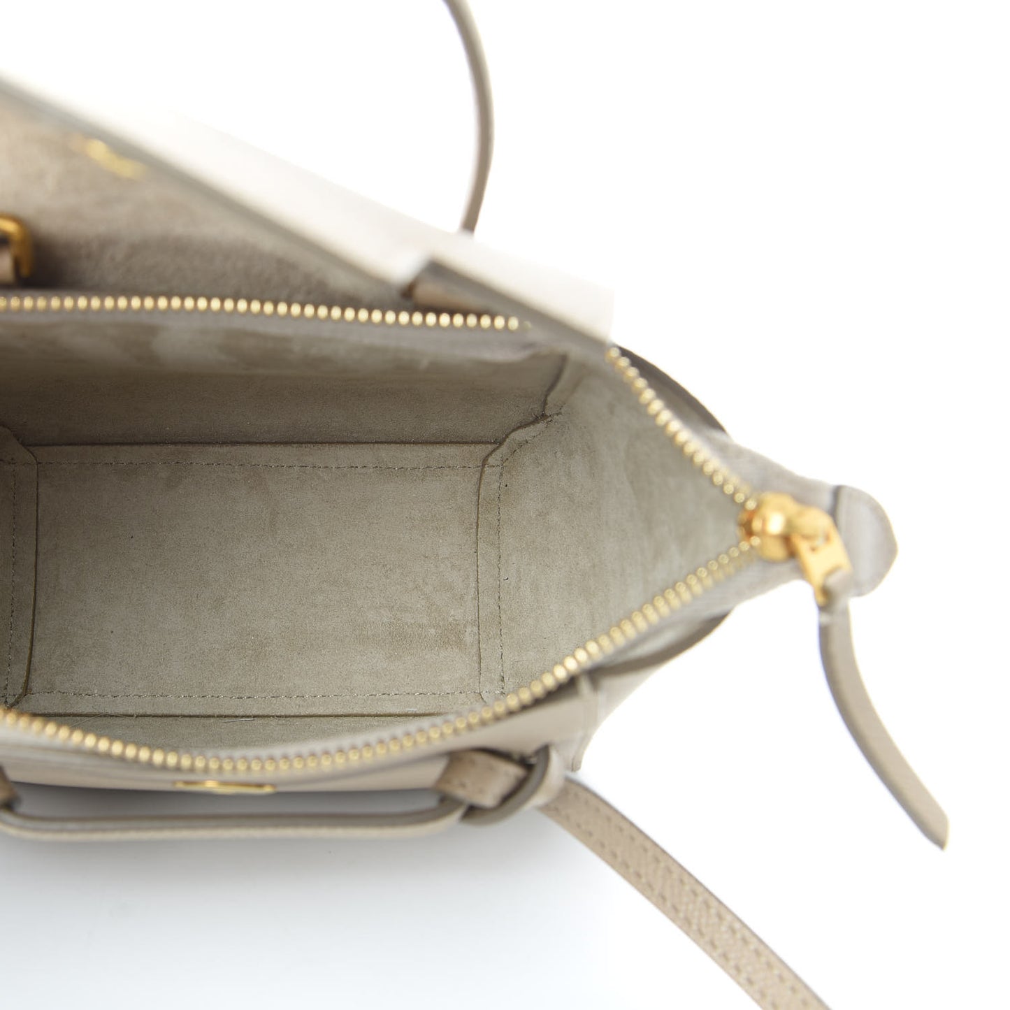 Grained Calfskin Pico Belt Bag Light Taupe