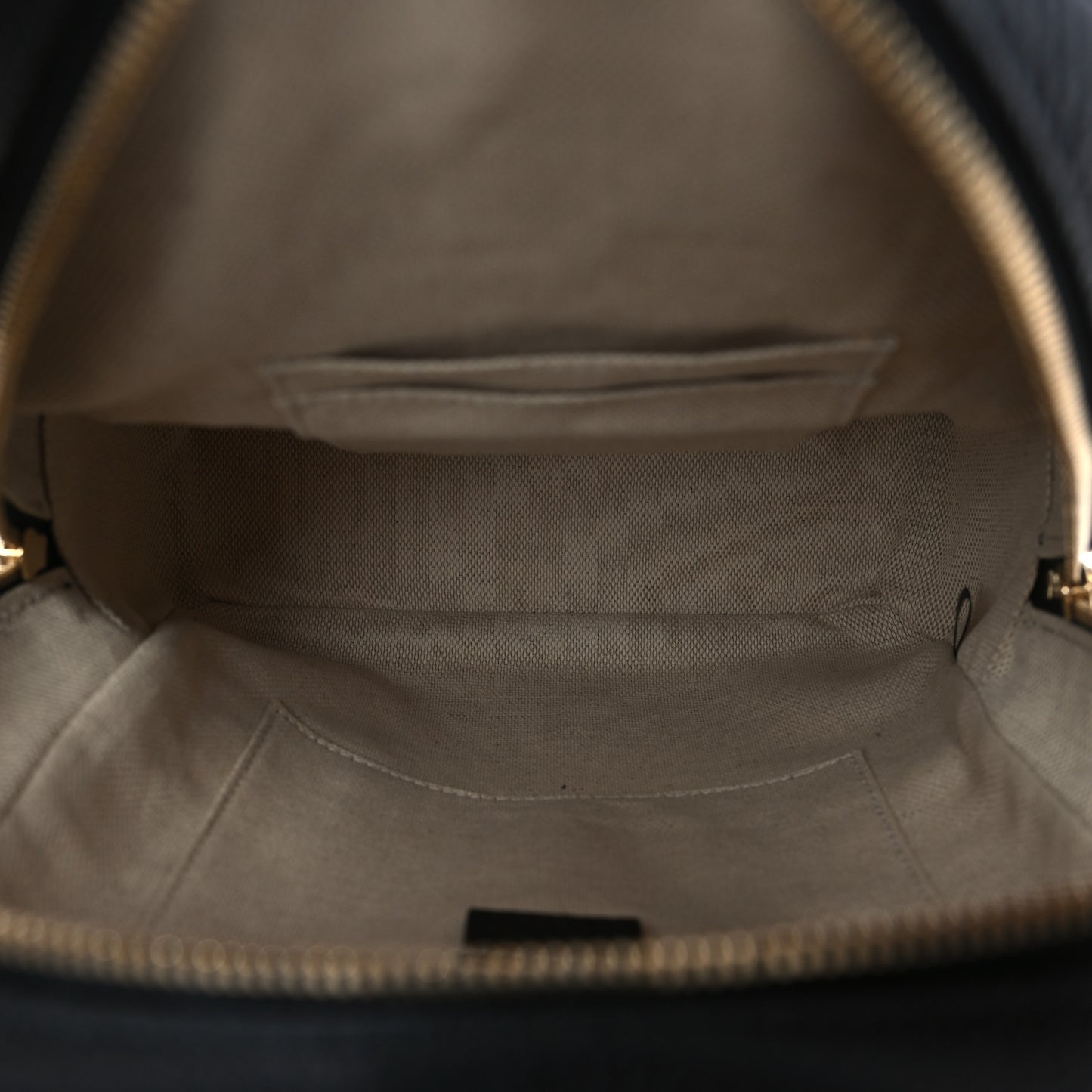 Pebbled Calfskin Soho Chain Backpack Black