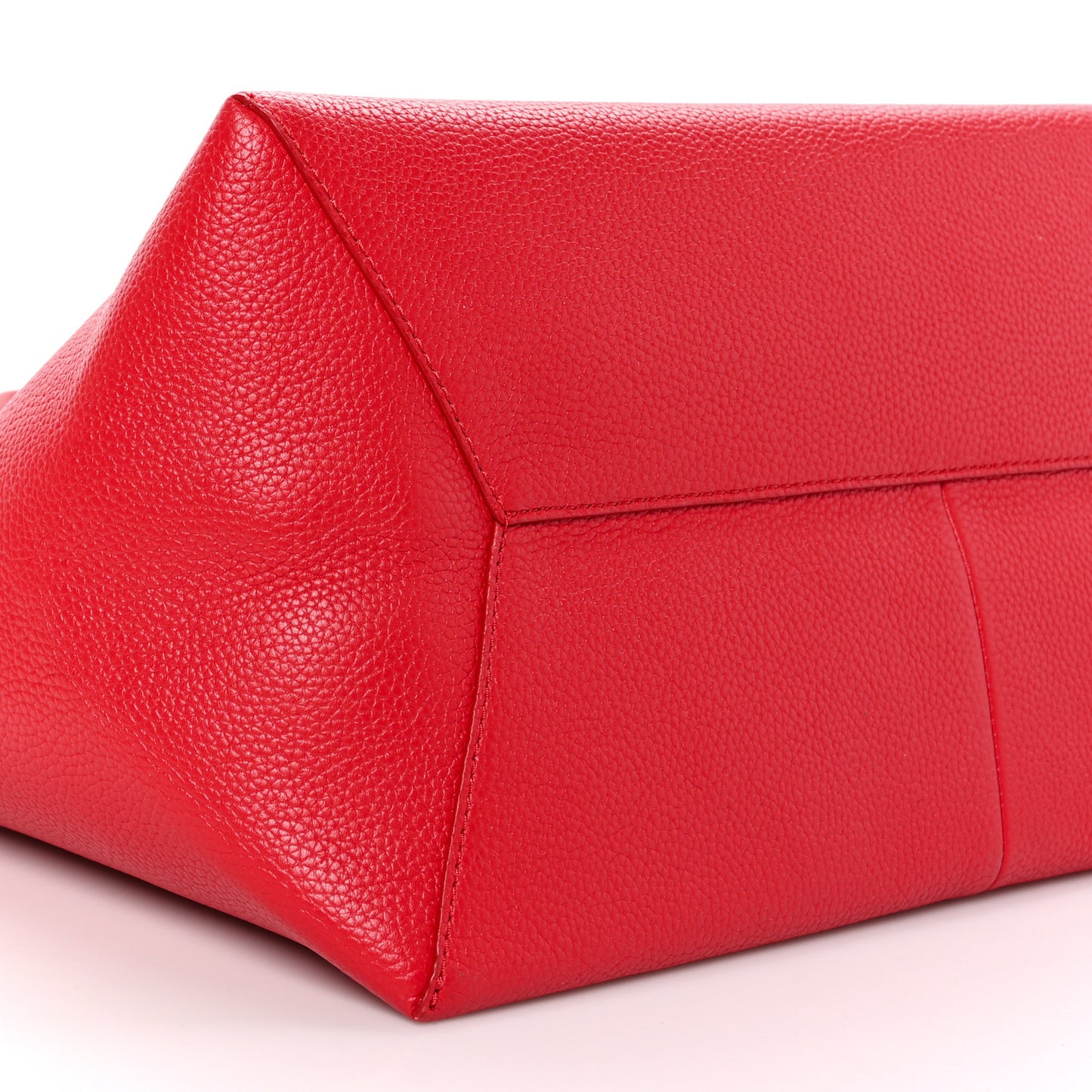 Grained Calfskin Medium The Sack Bag True Red