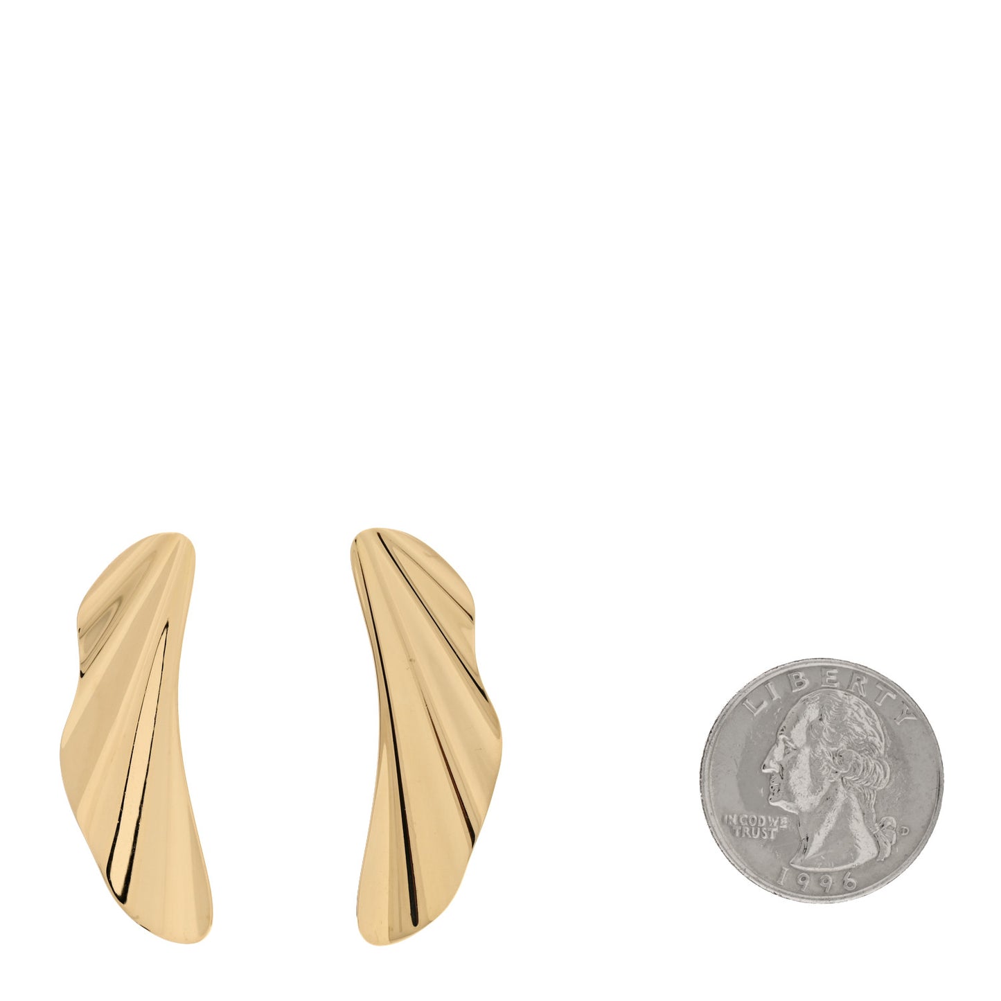 18K Yellow Gold Elsa Peretti Small High Tide Earrings